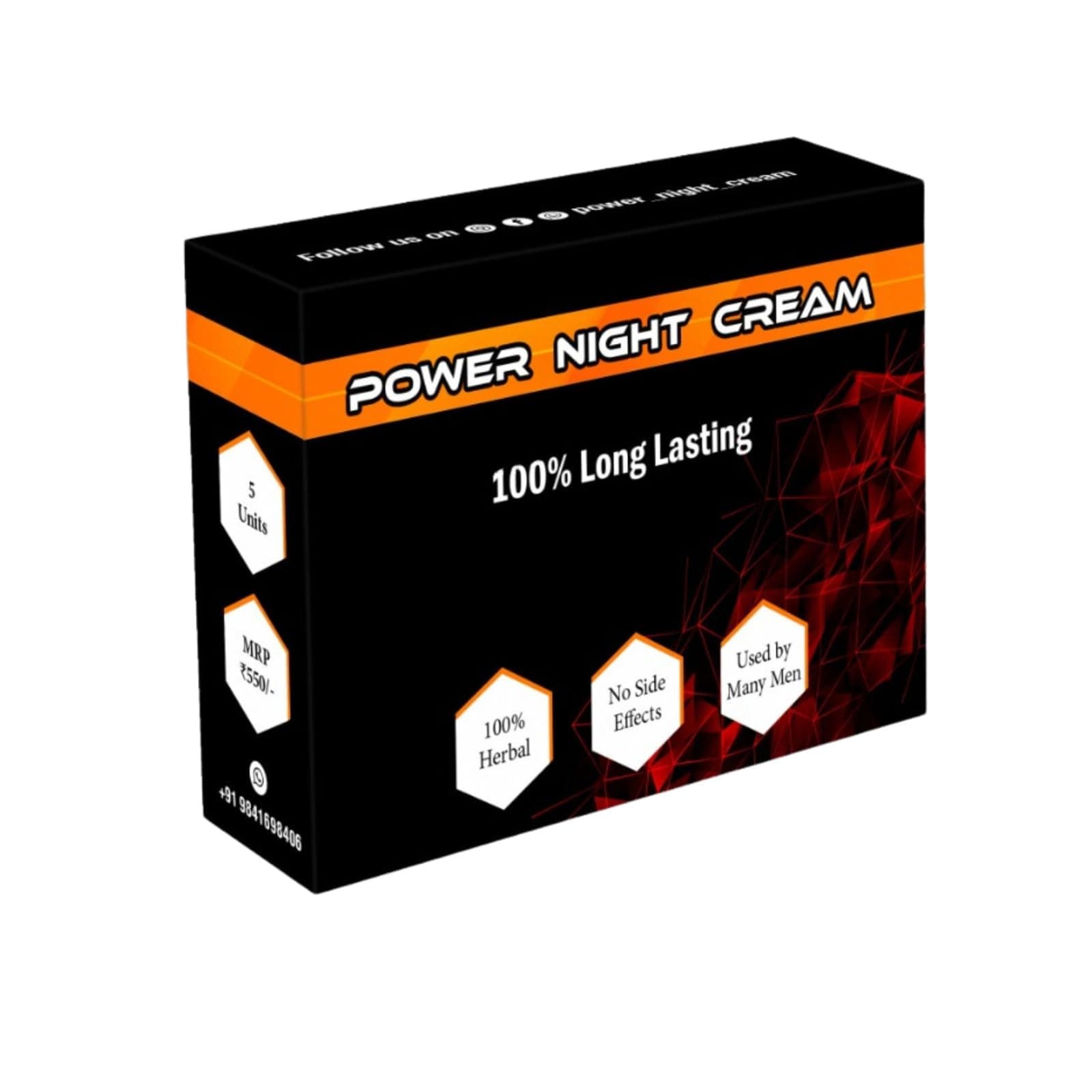 Lifa power cream herbal pack 6 x 1.5g