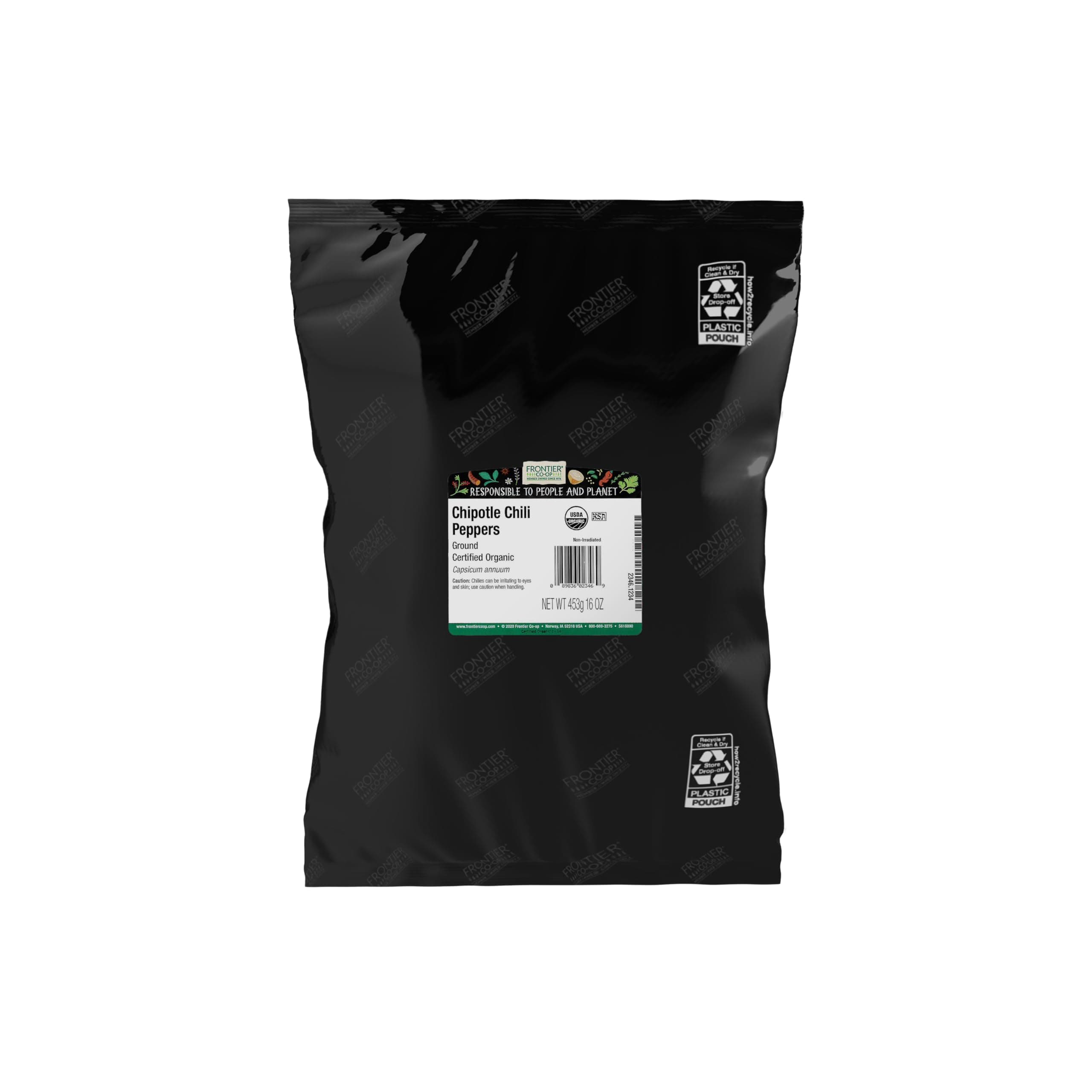 Ground Chipotle, 1-Pound Bulk, Dried Smoked Peppers, Rich Aroma, Smokey & Earthy For Southwest & Mexican Foods