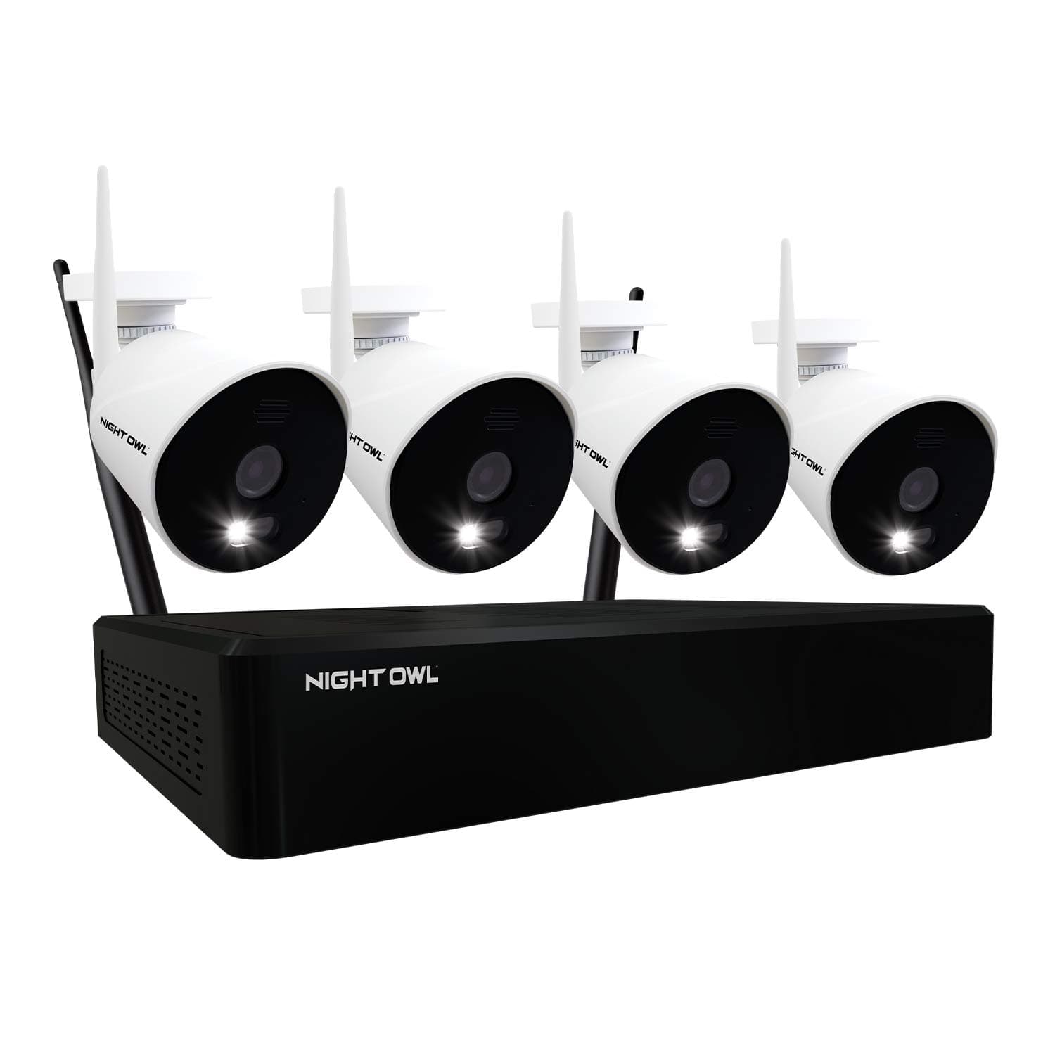 Night Owl1080p Smart Security System with 4 AC Powered 1080p HD Wi-Fi IP Indoor/Outdoor Cameras with Night Vision and 1TB Hard Drive (Expandable up to a Total of 10 Wi-Fi Devices)