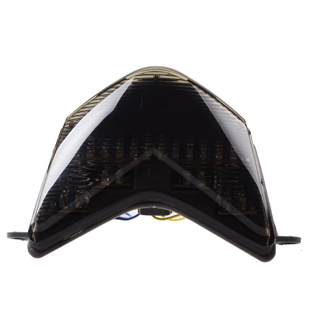 OEM Style Integrated LED Tail Light Red/Amber Driving Turn Signal For Kawasaki Ninja 05-06 ZX-6R ZX636 ZX600 Z750S 06-07 ZX-10R ZX1000