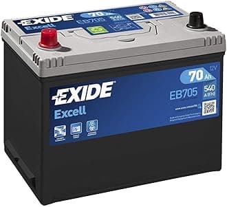 12V 70AH 540A EXIDE EB705 031/069 / 072 Car Van SUV 4X4 HEAVY DUTY Battery - 3 Years Warranty (Please Check Size Before Buying)