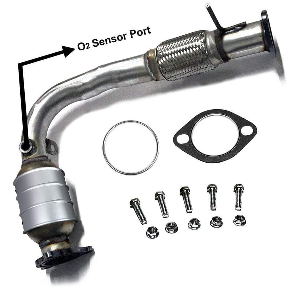 Catalytic Converter Replacement for 2010-2015 Chevy Equinox | 2012-2015 Capitiva Sport | 2010-2015 GMC Terrain | 2.4L Direct Fit Front Pipe with Gaskets & Bolts Included OBDII