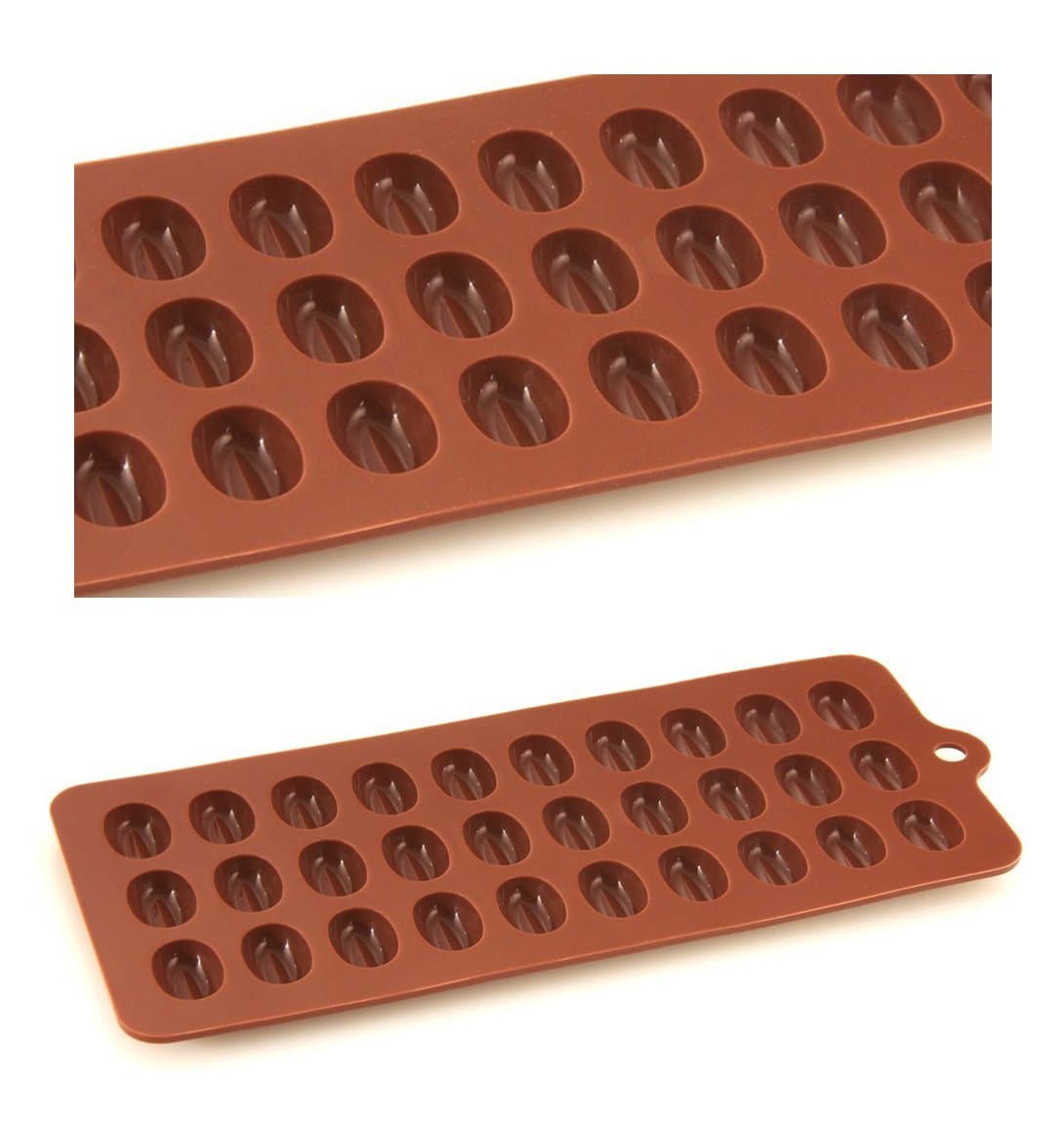 Silicoln Coffee Bean Mould, 1/4 teaspoon in each mould - makes 30.