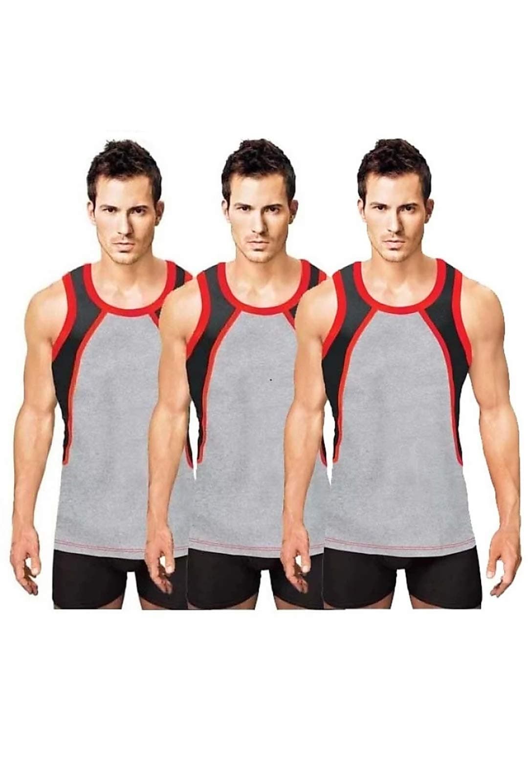 Rupa Frontline Men's Solid Vest (Pack of 2)(Colors & Print May Vary)