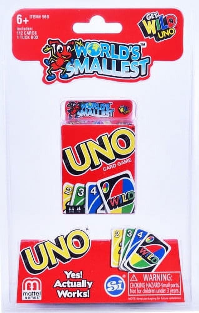 Super Impulse - UNO, The World's Smallest Card Game - 7.5cm x 2cm x 5cm