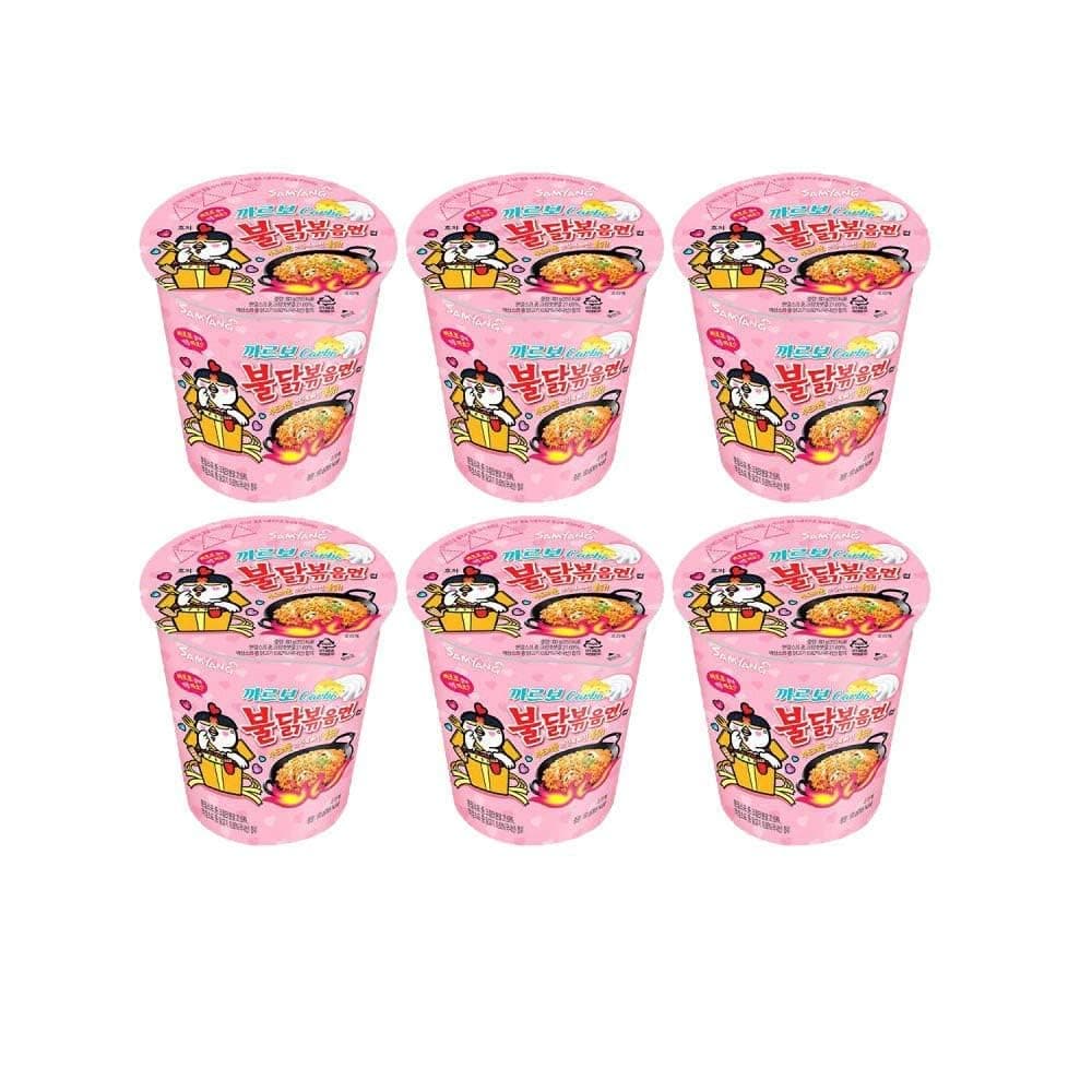 Buldak Ramen Cup Carbonara Flavour 6x80g