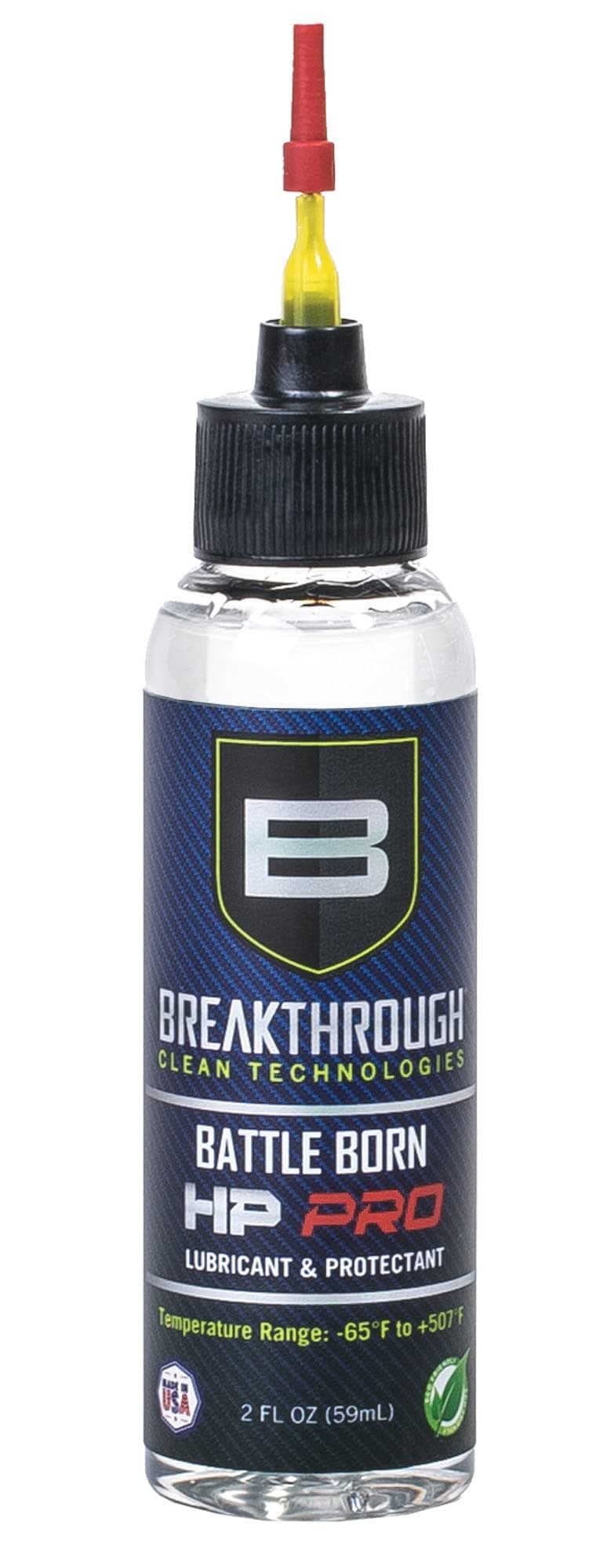 Breakthrough Clean Technologies Battle Born HP Pro Lubricant and Protectant - Water-Resistant and Odorless Oil for Gun Cleaning and Maintainance - 2oz Bottle with Needle Tip Applicator