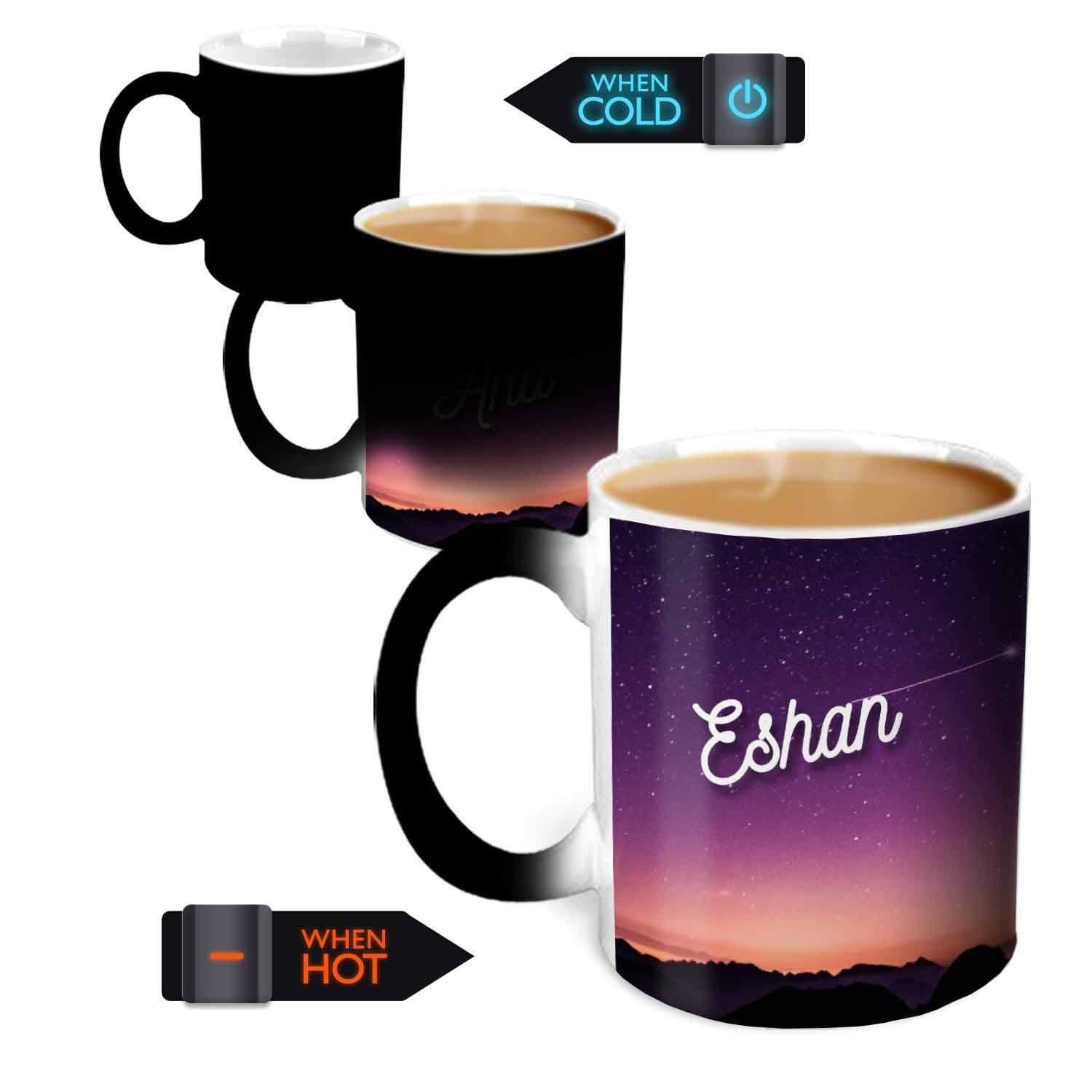 Hot Muggs® You're the Magic… Eshan Magic Mug Personalised Name Ceramic, 315ml, 1 Unit