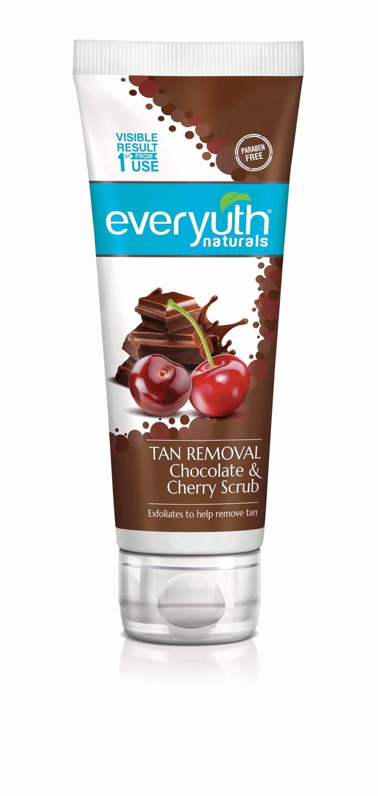 Naturals Pure & Light Tan Removal Choco Cherry Scrub, 50Gm, Bottle