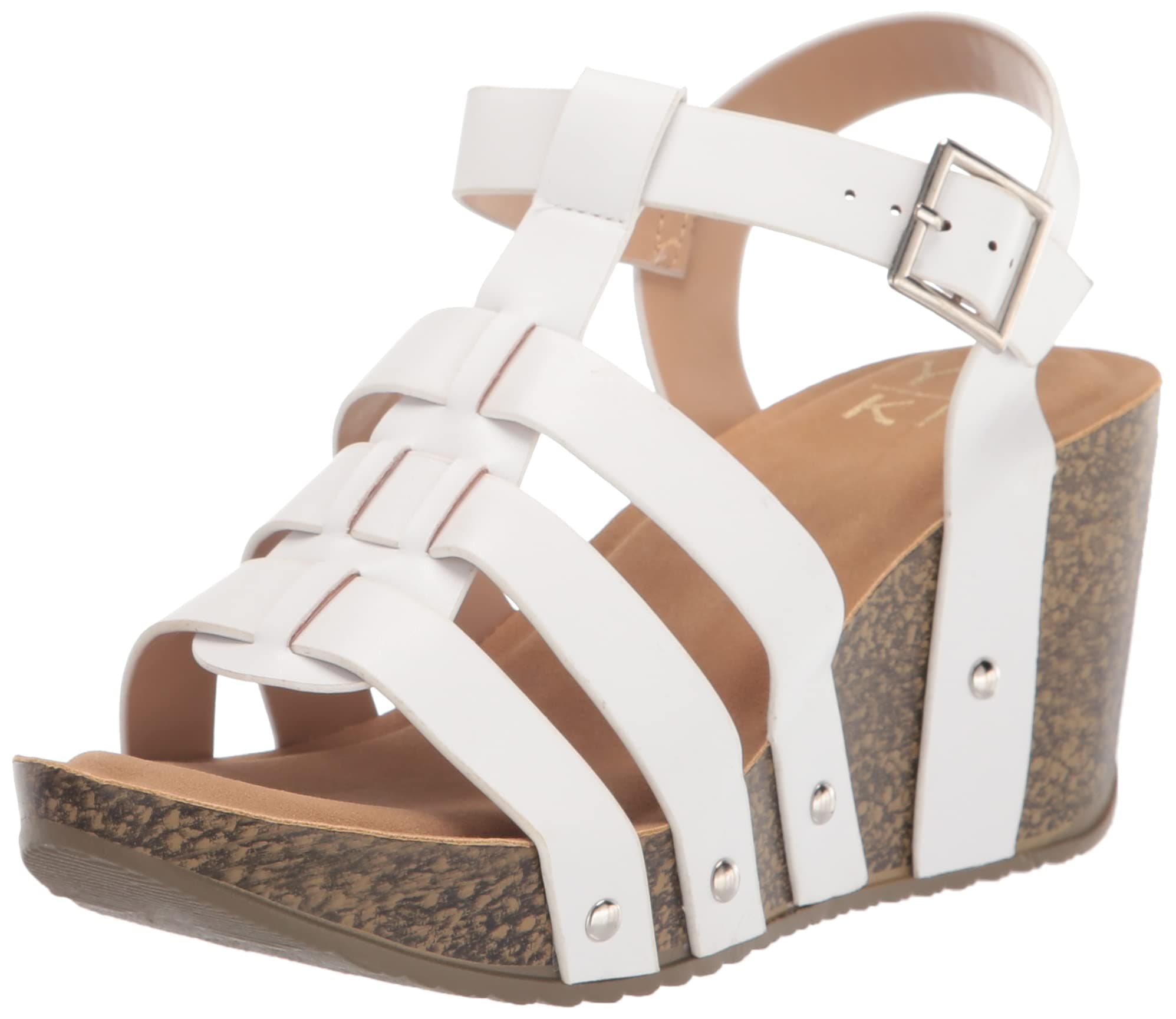 YokiWomen's Cork Wedge Sandal