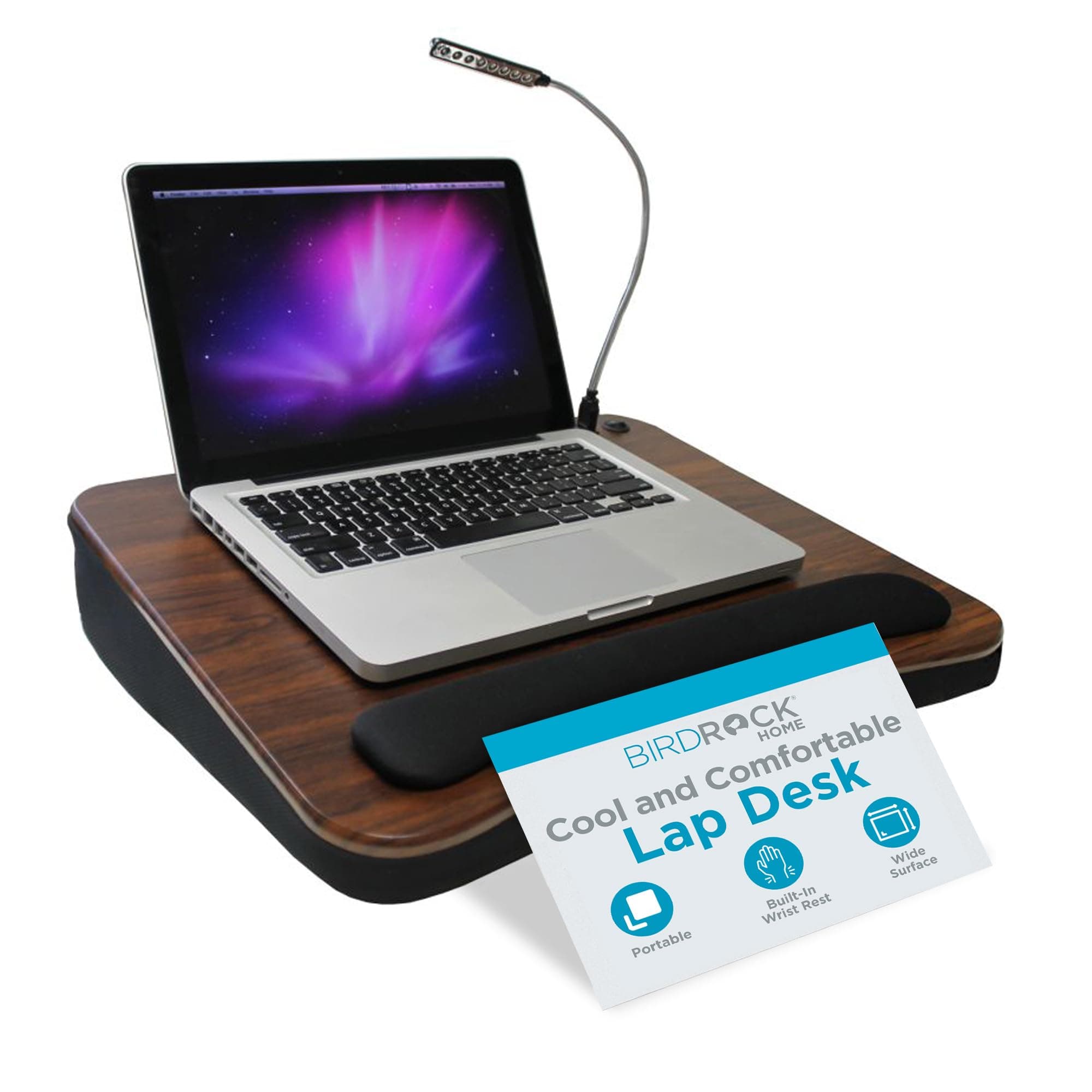 Sofia + Sam Memory Foam Lap Desk with USB Light (5035)