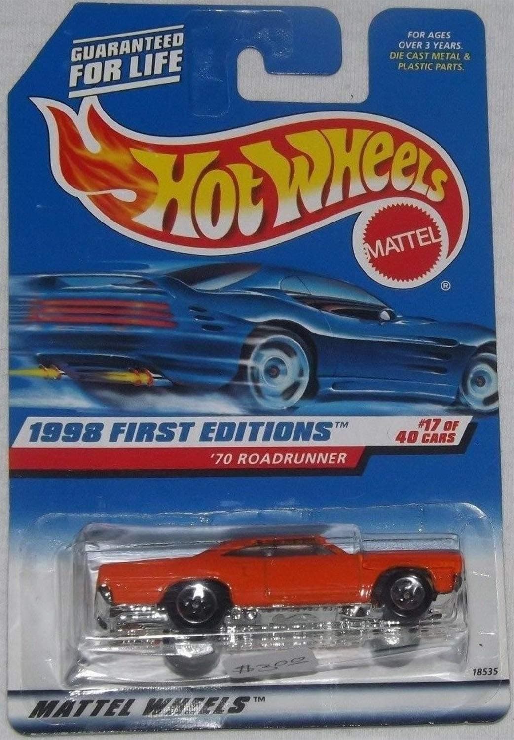 Mattel Hot Wheels 1998 First Editions 1:64 Scale Orange 1970