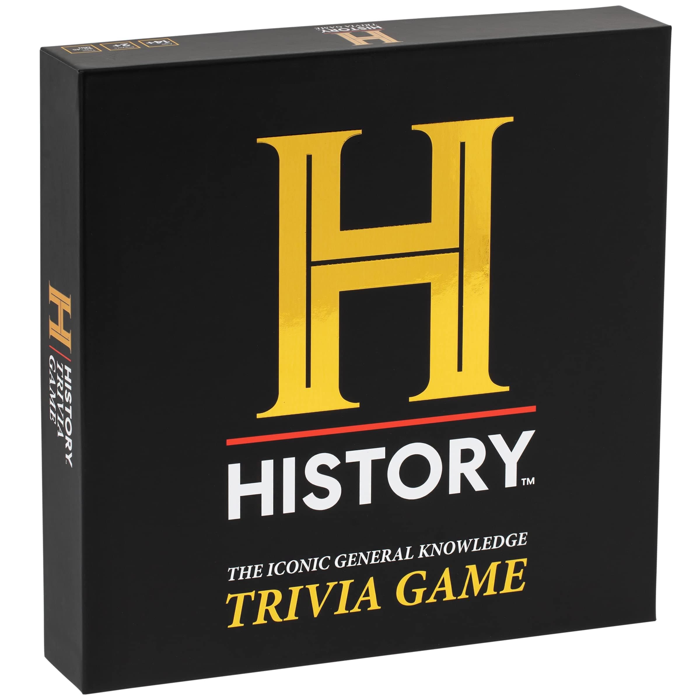 HISTORY Channel Trivia Game – 2000+ General Knowledge Questions | Official HISTORY Channel Trivia Card Game & Party Game for Adults, Families & Board Game Night – Great Gift for Dad & History Buffs