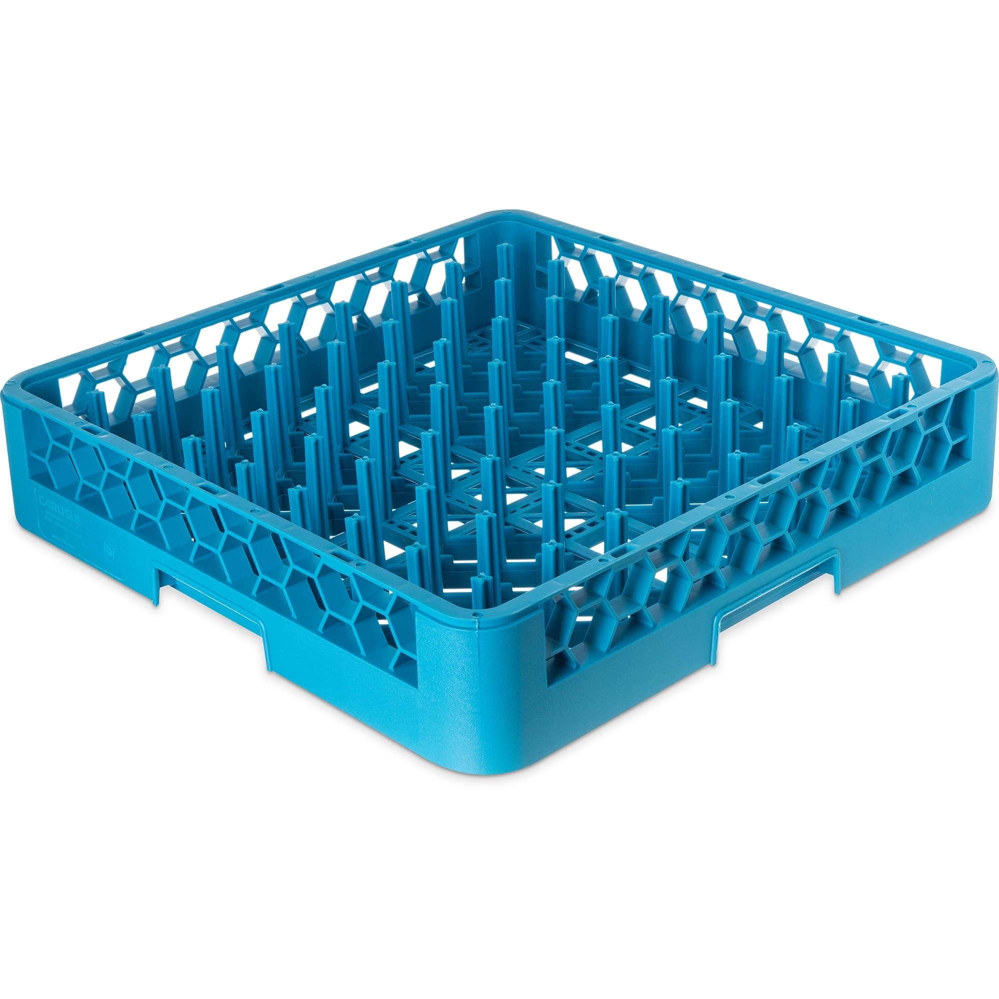 Carlisle RTP14 OptiClean All-Purpose Blue Tall Peg Plate/Tray Rack