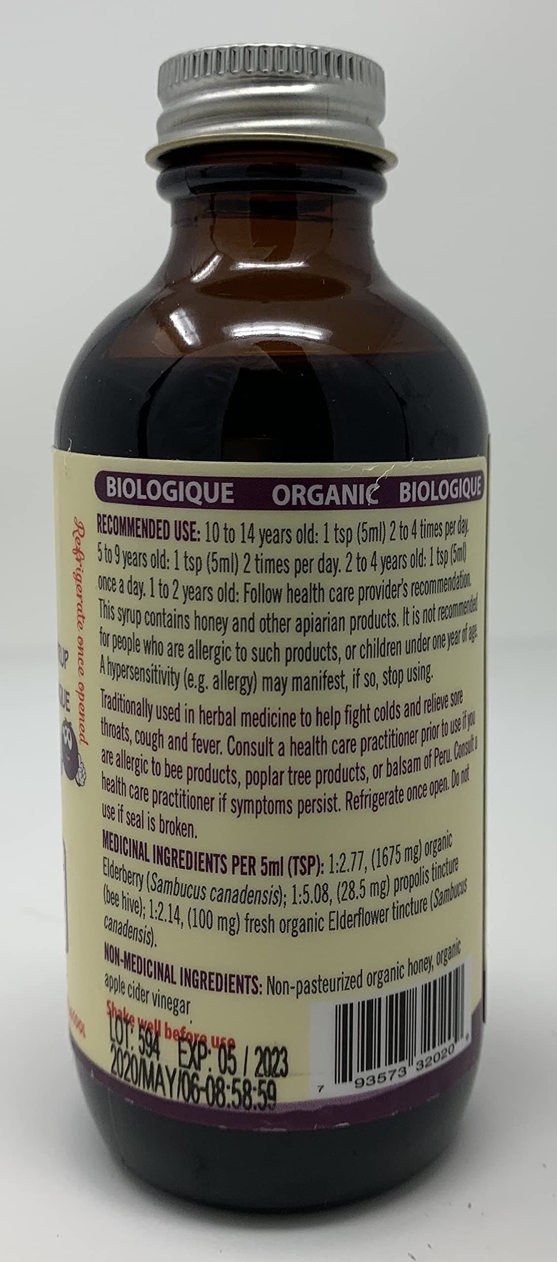 Elderberry Syrup for Kids, 118 ML