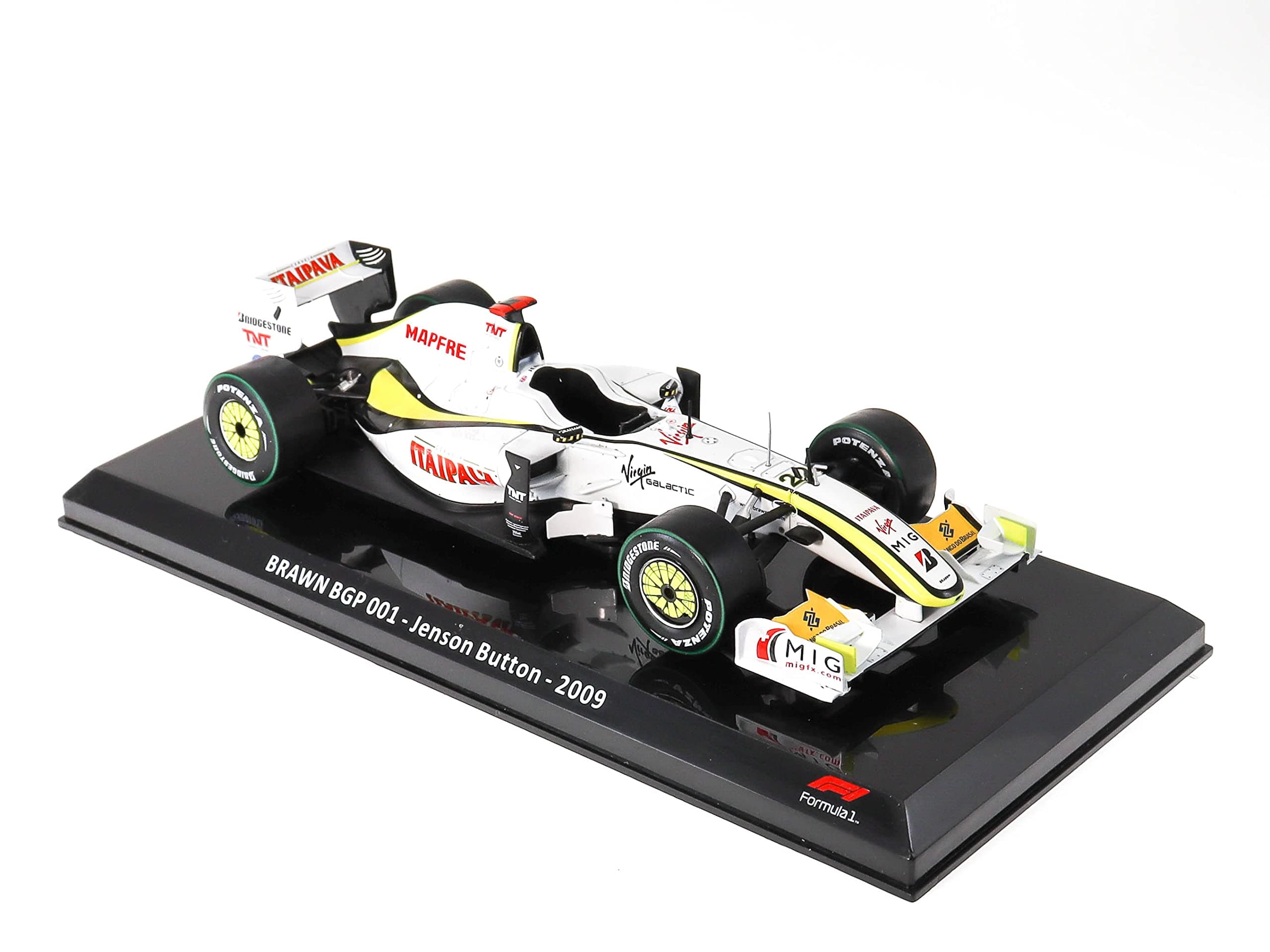 OPO 10 - Formula 1 car 1/24 compatible with BRAWN GP 01 - Jenson Button - 2009 - OR034