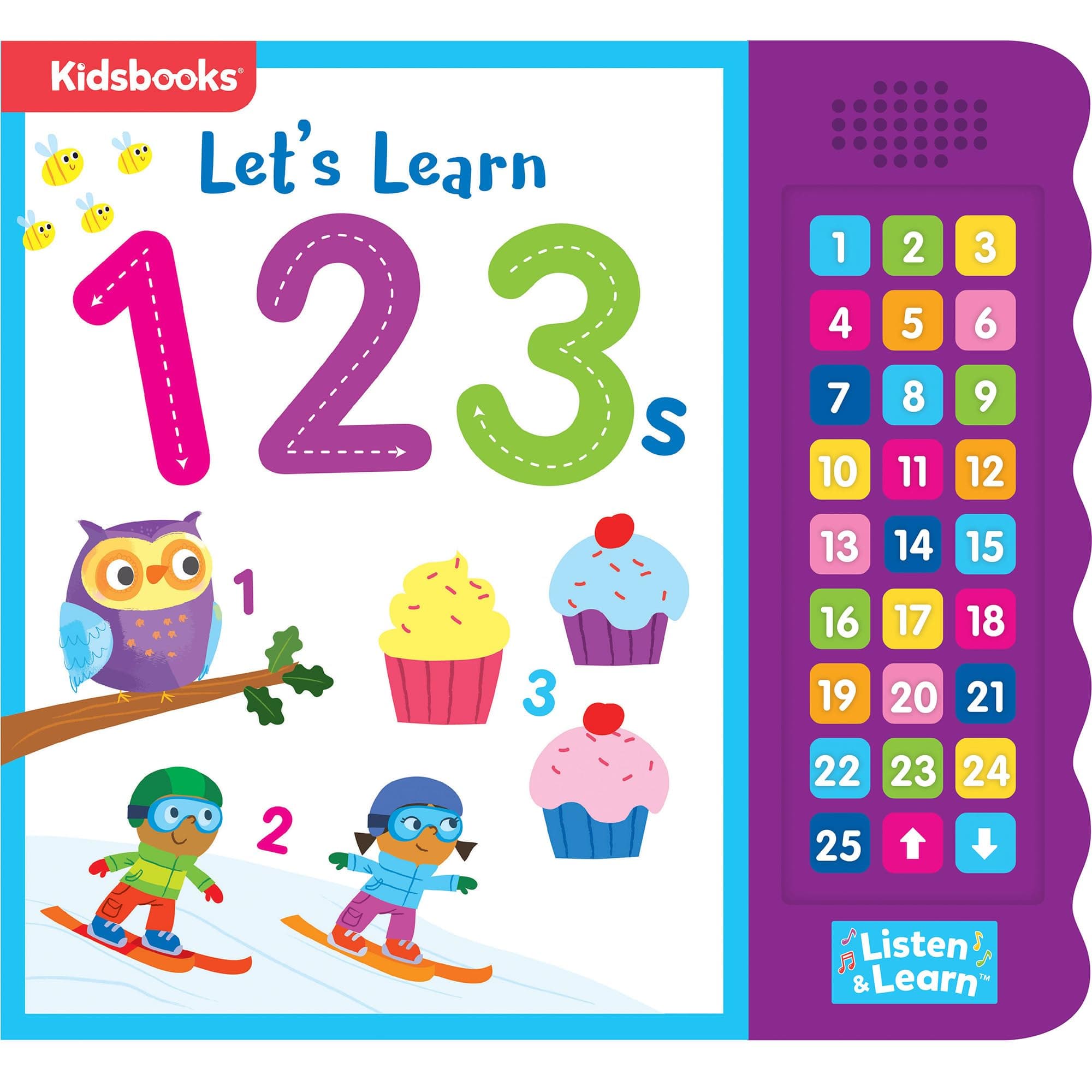 27-button Sound Book Let's Learn 123s Board book – Sound Book, June 2, 2020