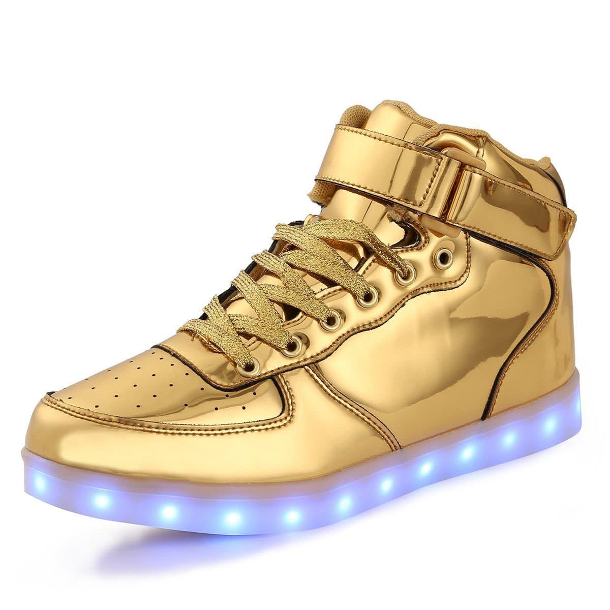 uruoi [New Logo 11 Lighting Effects High-Top Light Up Shoes LED Sneakers for Women Men Girls Boys Christmas Halloween Birthday Part