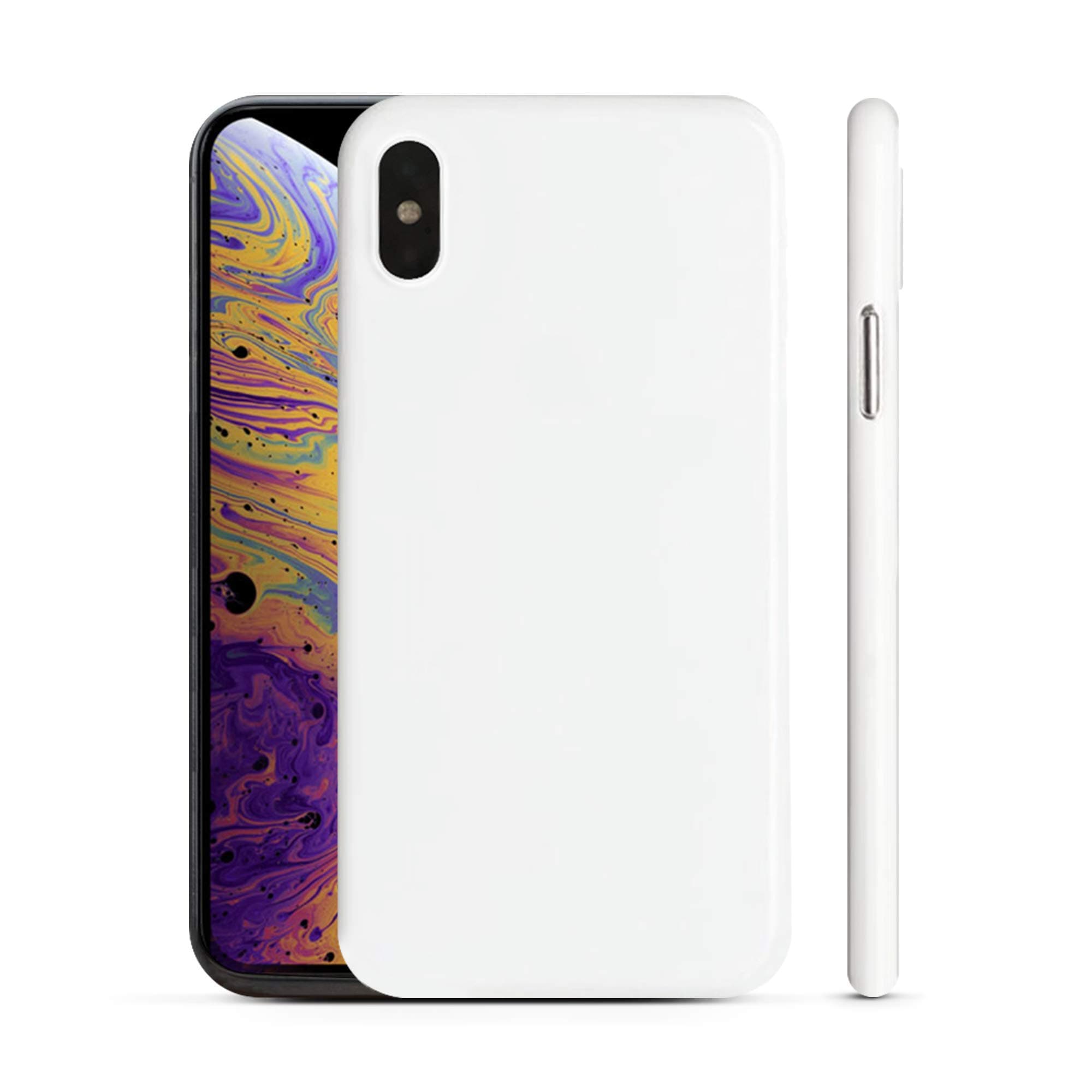PEEL Ultra Thin iPhone Xs Max Case, Jet White - Minimalist Design | Branding Free | Protects and Showcases Your Apple iPhone Xs Max