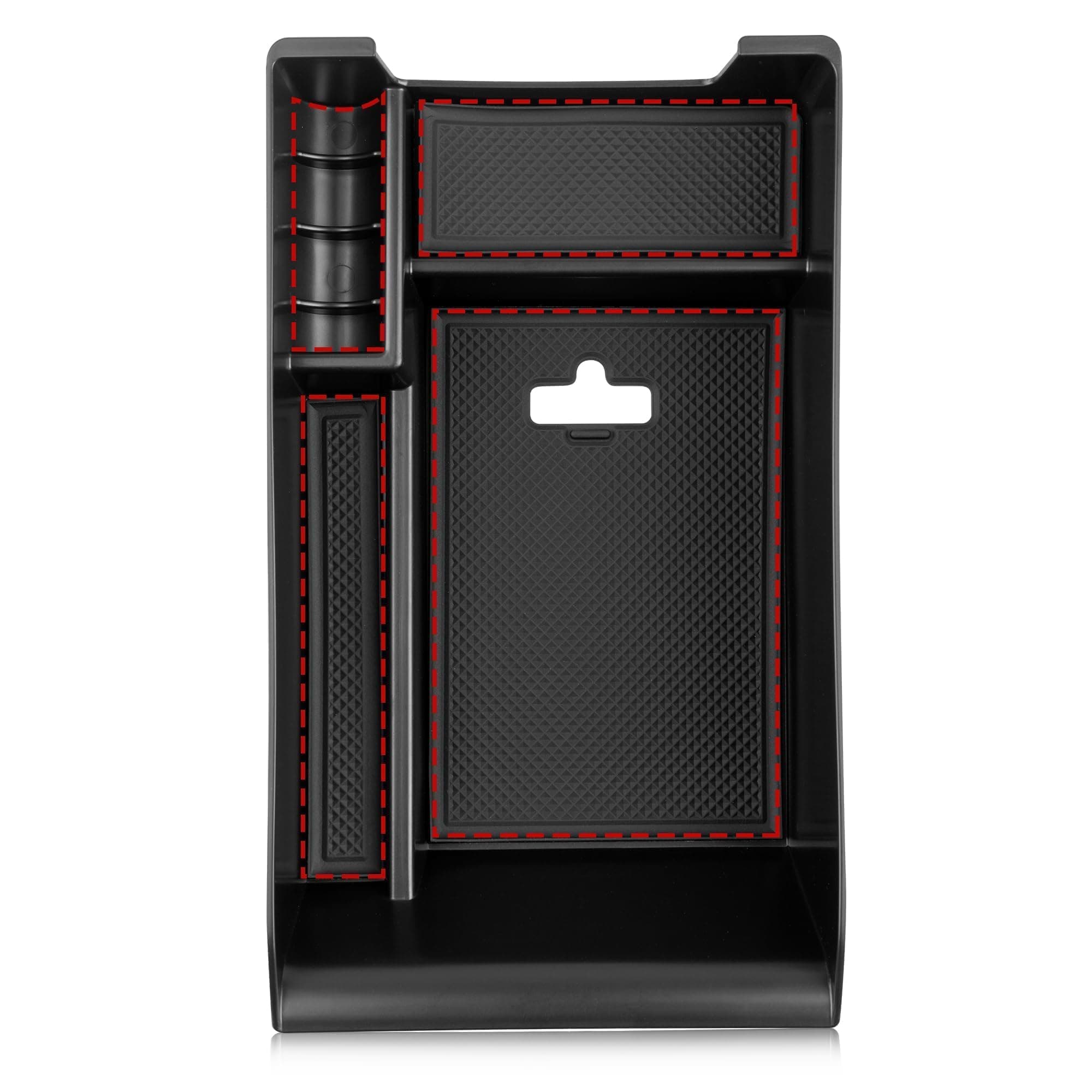 RedWolf Armrest Container Organizer Storage Box Center Console Tray Glove Pallet for 2014-2016 BMW X5 X6 F15 F16 at Only