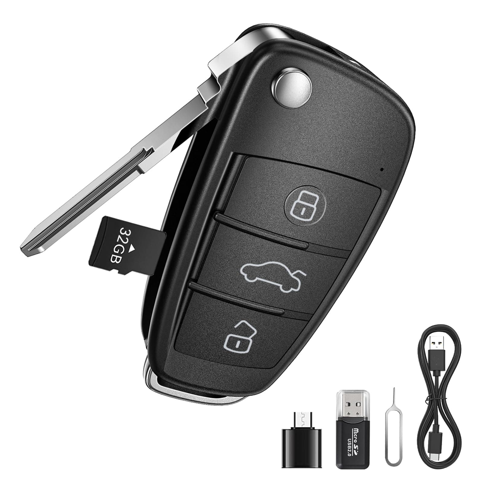 1080P HD Mini Camera, Small Nanny Cam for Home Security, Motion Detection, Loop Recording, Night Vision, Take Photos, Long Battery Life, Easy to Use & Carry