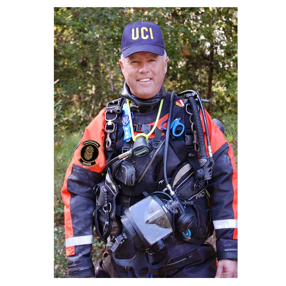 Professional Diver Patch Scuba Diving Embroidered Iron On Hat Helmet Emblem MKV