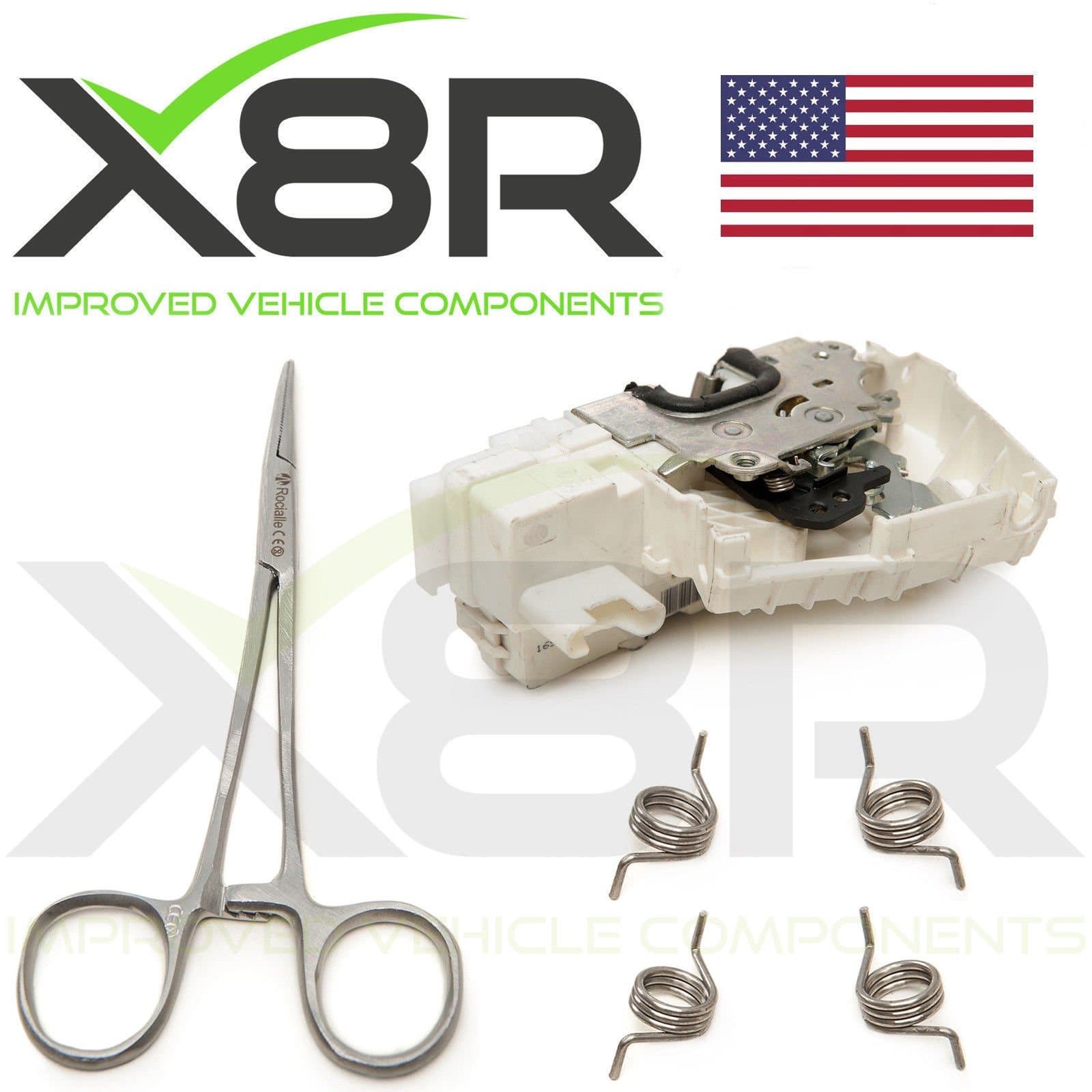 X8R 4-Doors Lock Actuator Repair KIT for 2 Right Hand OS Front & Rear and 2 for Left Hand NS Front & Rear Doors Compatible with Mercedes-Benz ML Class W164 2006-2012 / Mercedes GL X164 2006-2010 X8R8