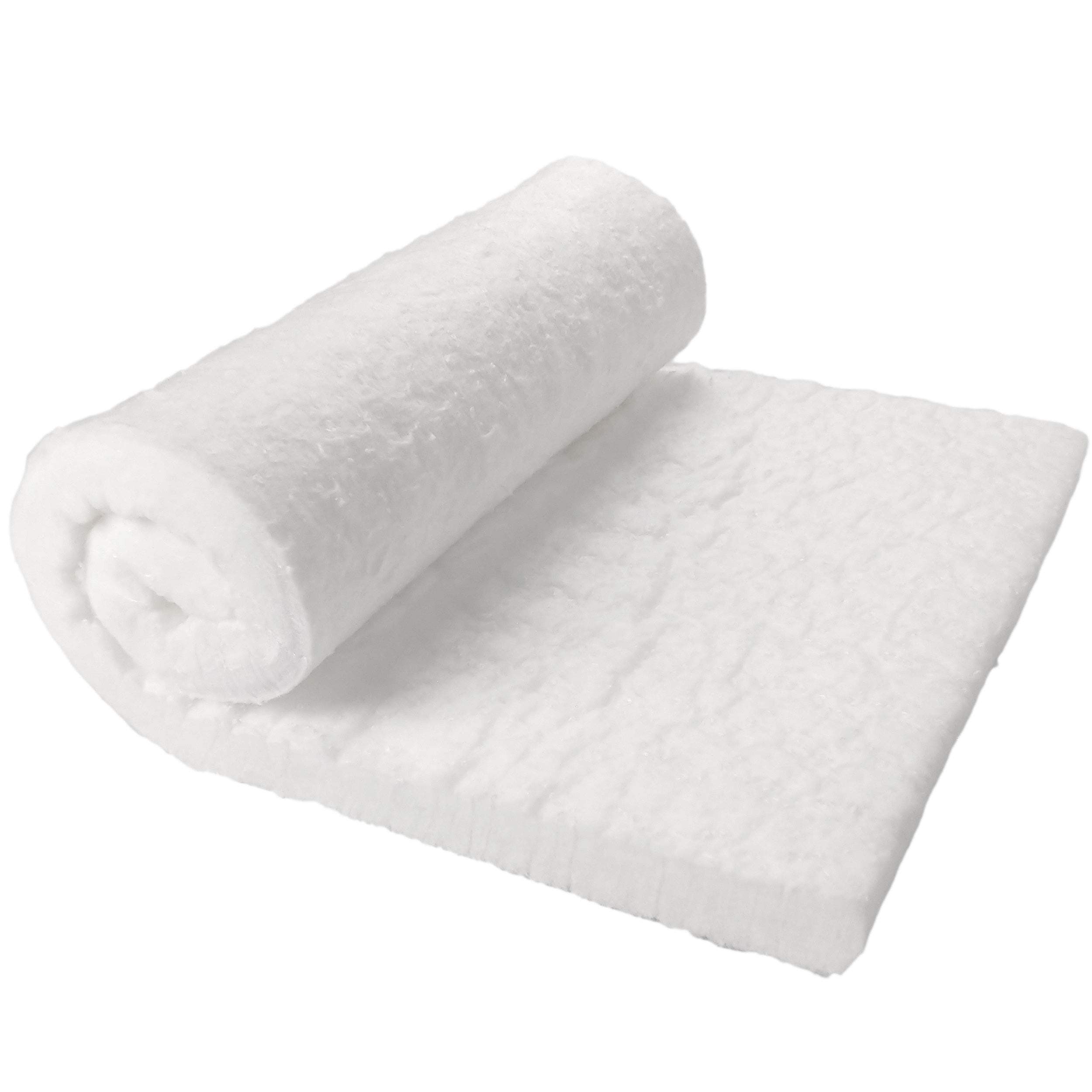 Ceramic Fiber Insulation, 1" Thick x 12" x 24", 2400F Fireproof Insulation Blanket, 3023E