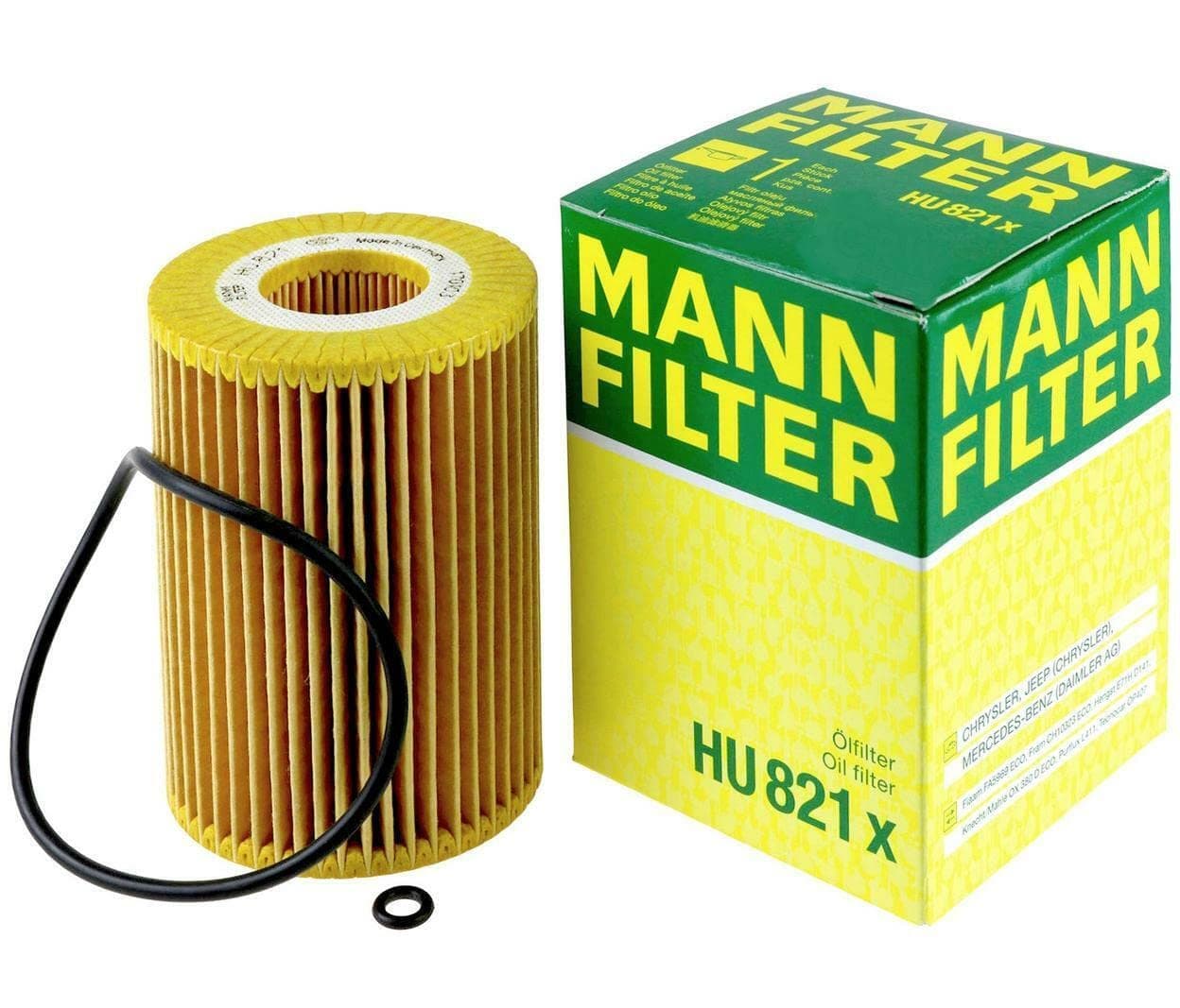 Replacement Engine Oil Filter fits 2010-2013 Mercedes ML350 Bluetec 4Matic Turbo 3.0L V6 (also fits p/n HU 821 x-BO)