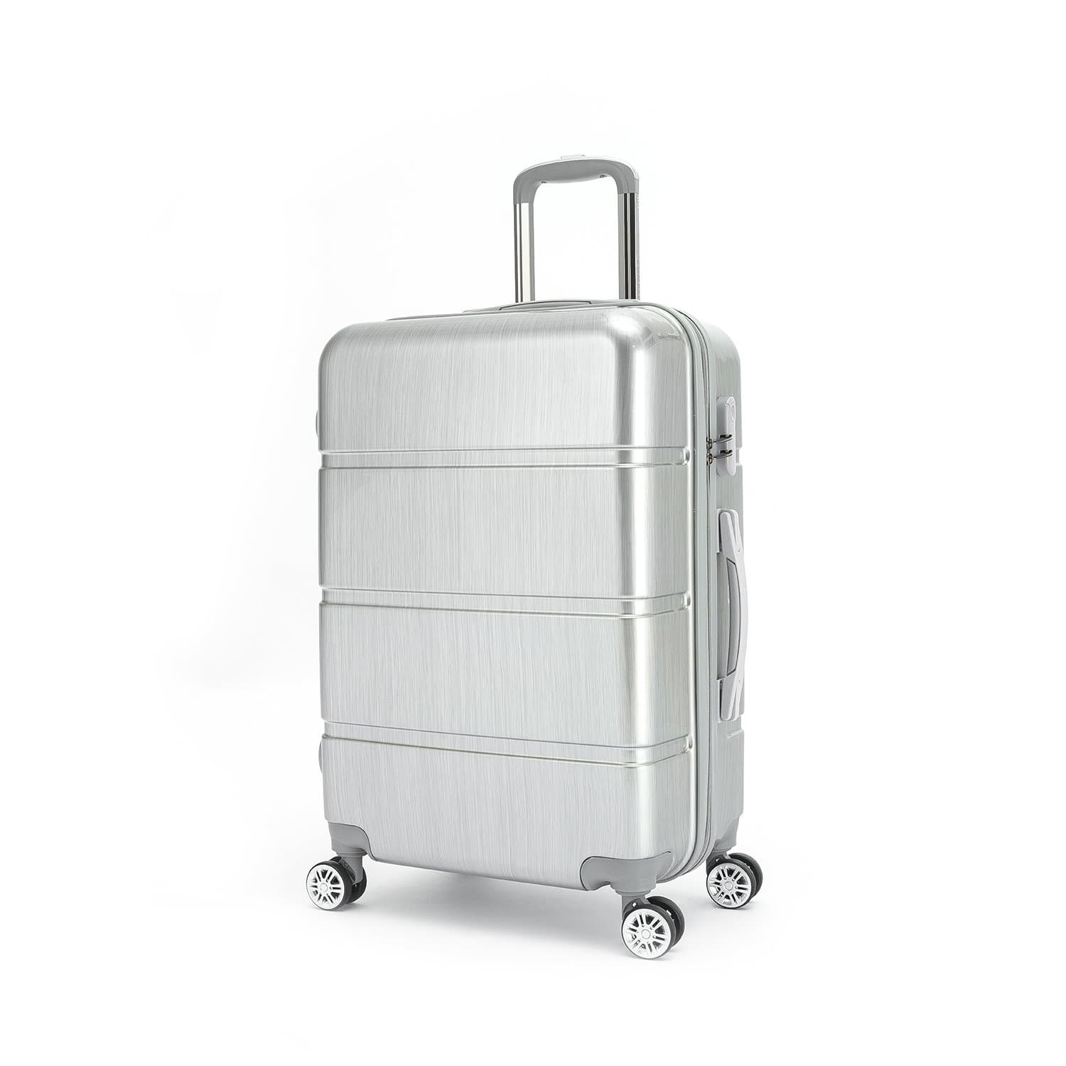 Compaclite Passenger ABS + PC Spinner 28 inch / Strong Lightweight Luggage, Silver
