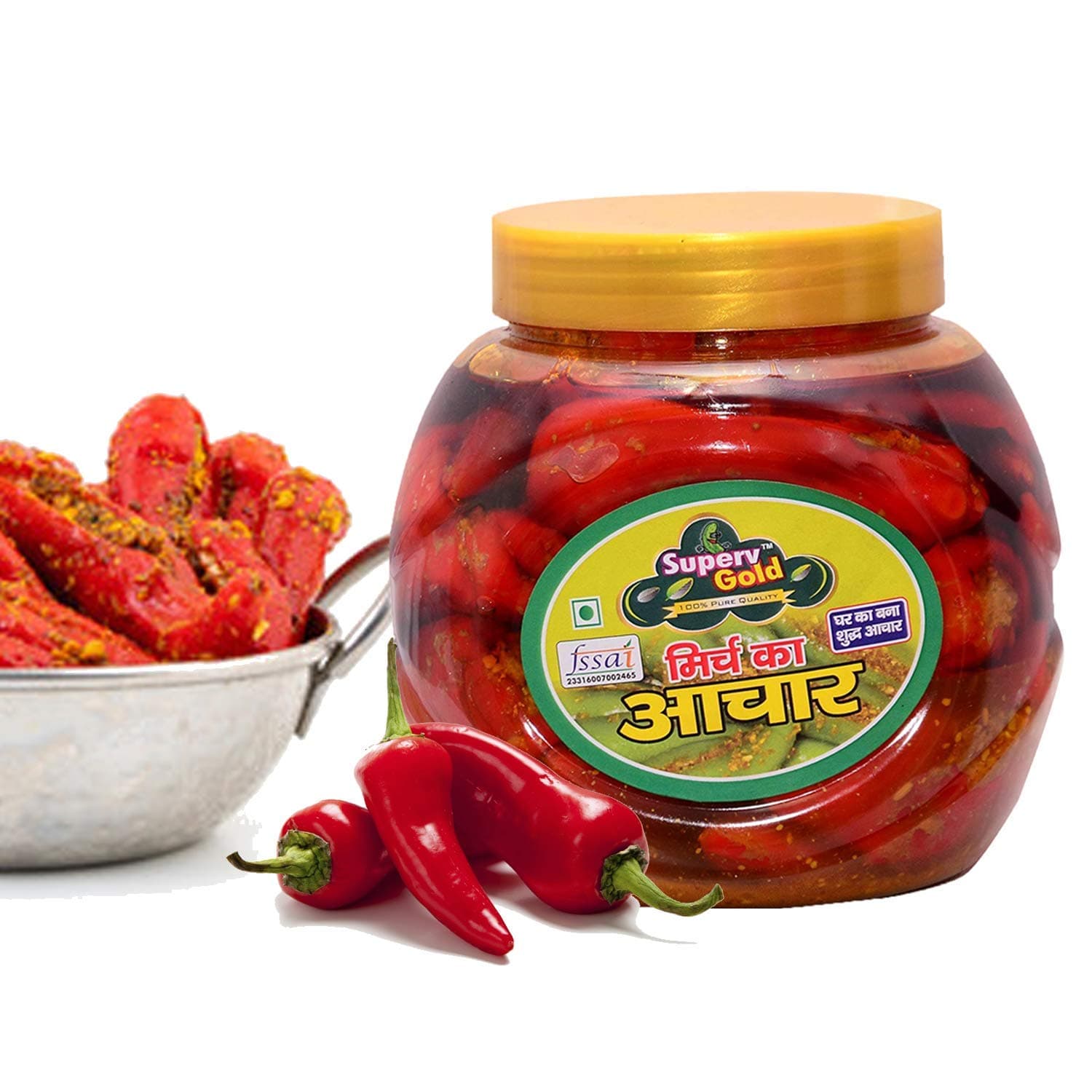 Superv Gold Home Made Pickle (Red chilli) - 400gm