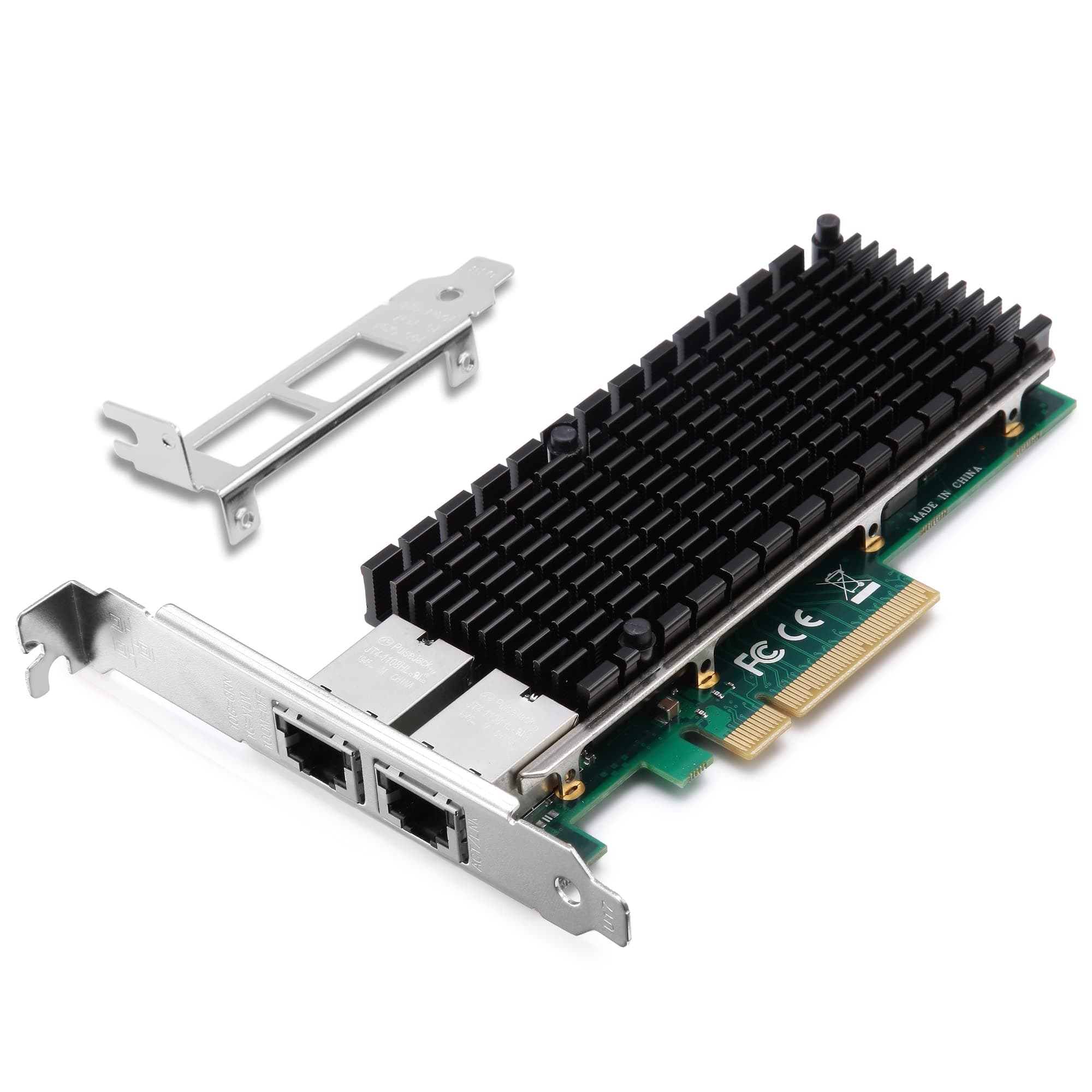 10G Network Card with Intel X540 Chip, 10GB PCI-E NIC Compare to Intel X540-T2, Dual RJ45 Port PCI Express X8 Ethernet Adapter Support Windows/Windows Server/Linux/Freebsd/VMware ESXi