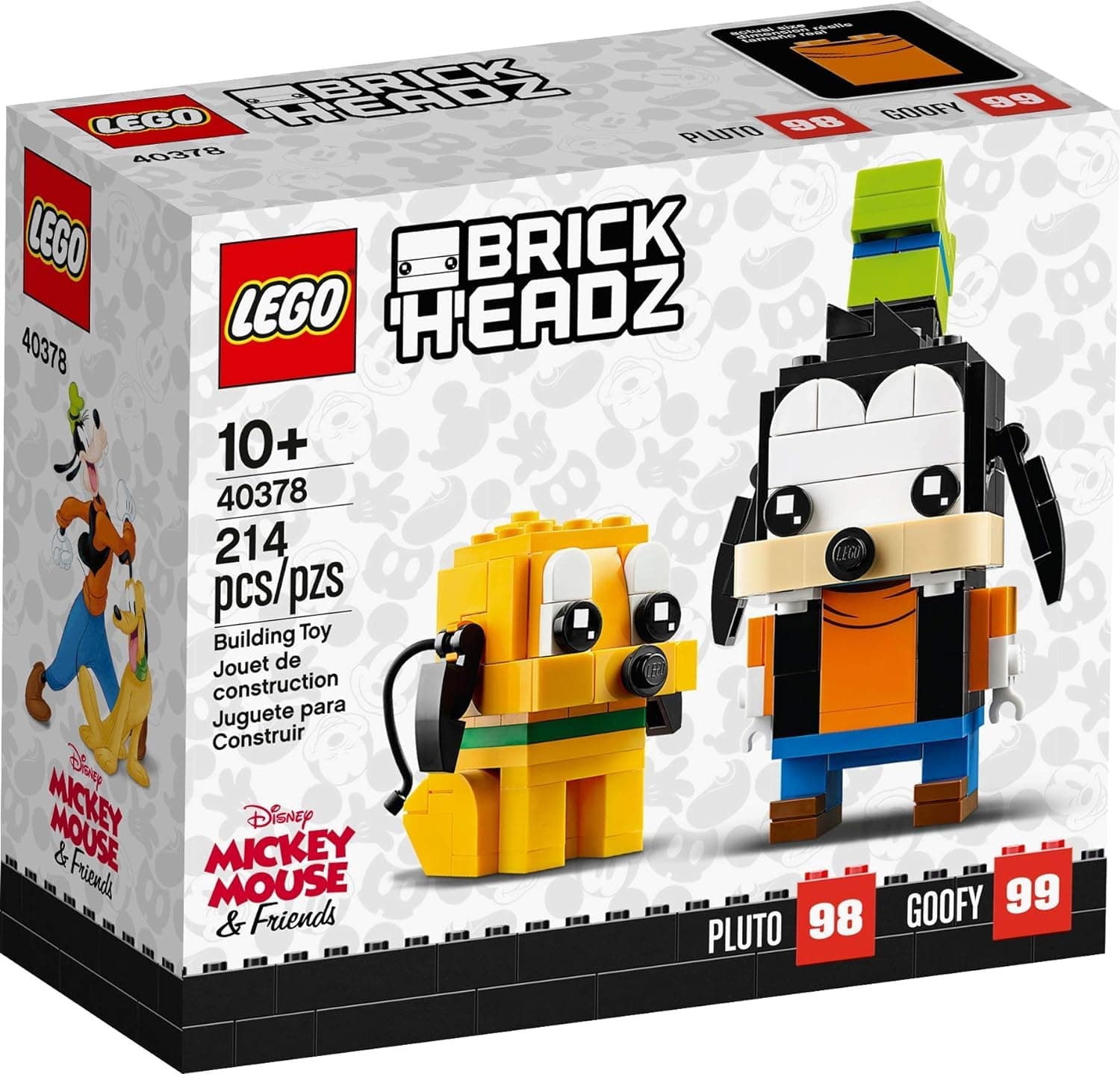 Disney Brick Headz Pluto Goofy Set 40378