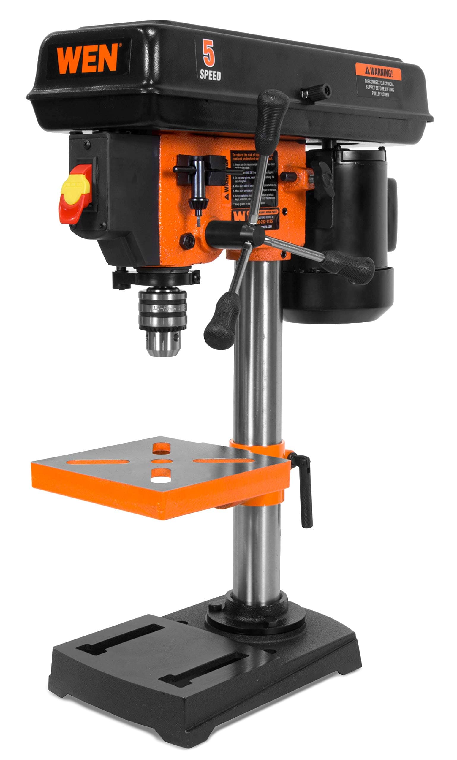 2.3-Amp 8-Inch 5-Speed Cast Iron Benchtop Drill Press (4206T)