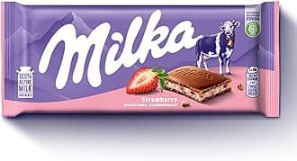 Strawberry 100% Apline Milk Chocolate,100 Grams