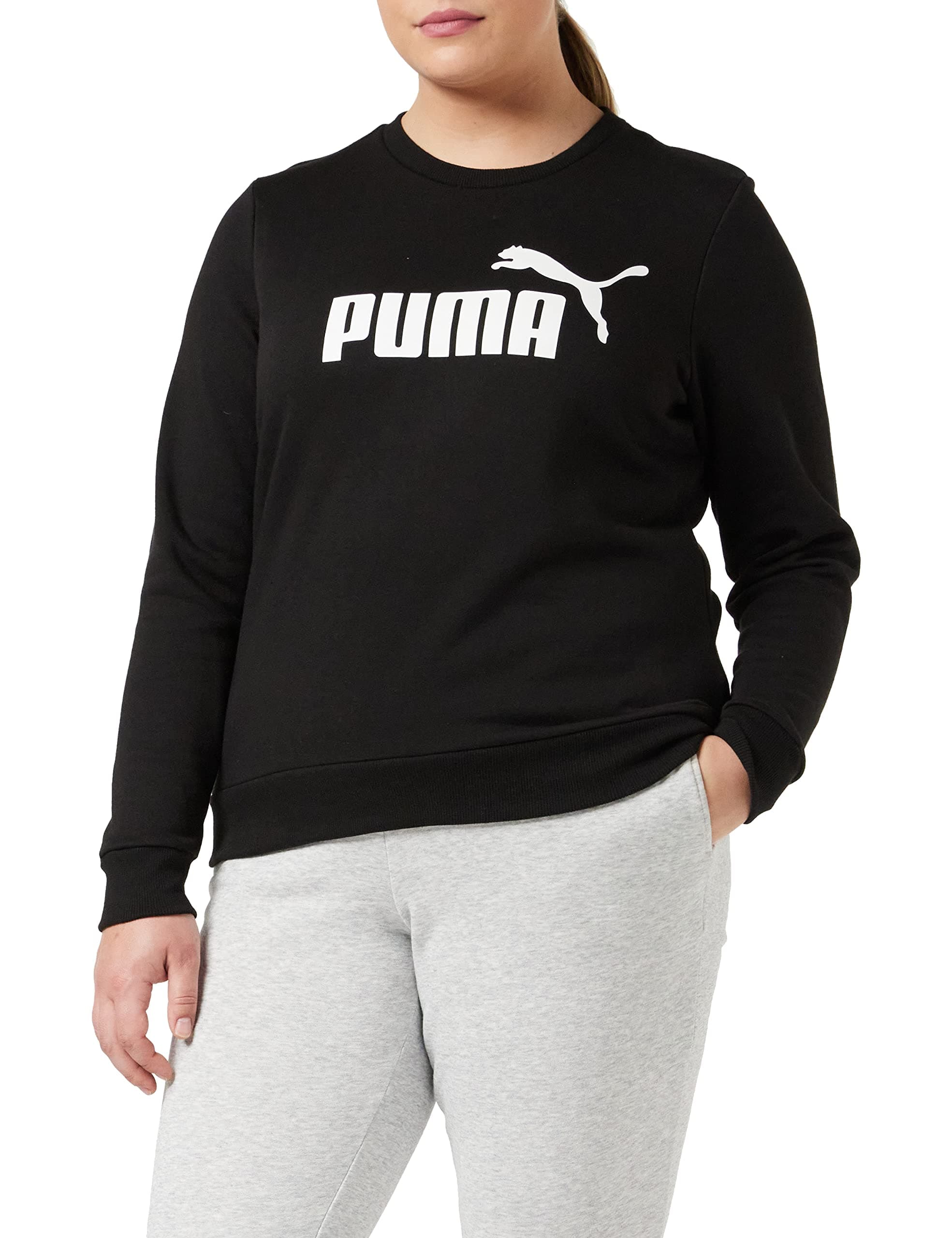 PUMAWomen's Ess Logo Crew Tr Sweatshirt