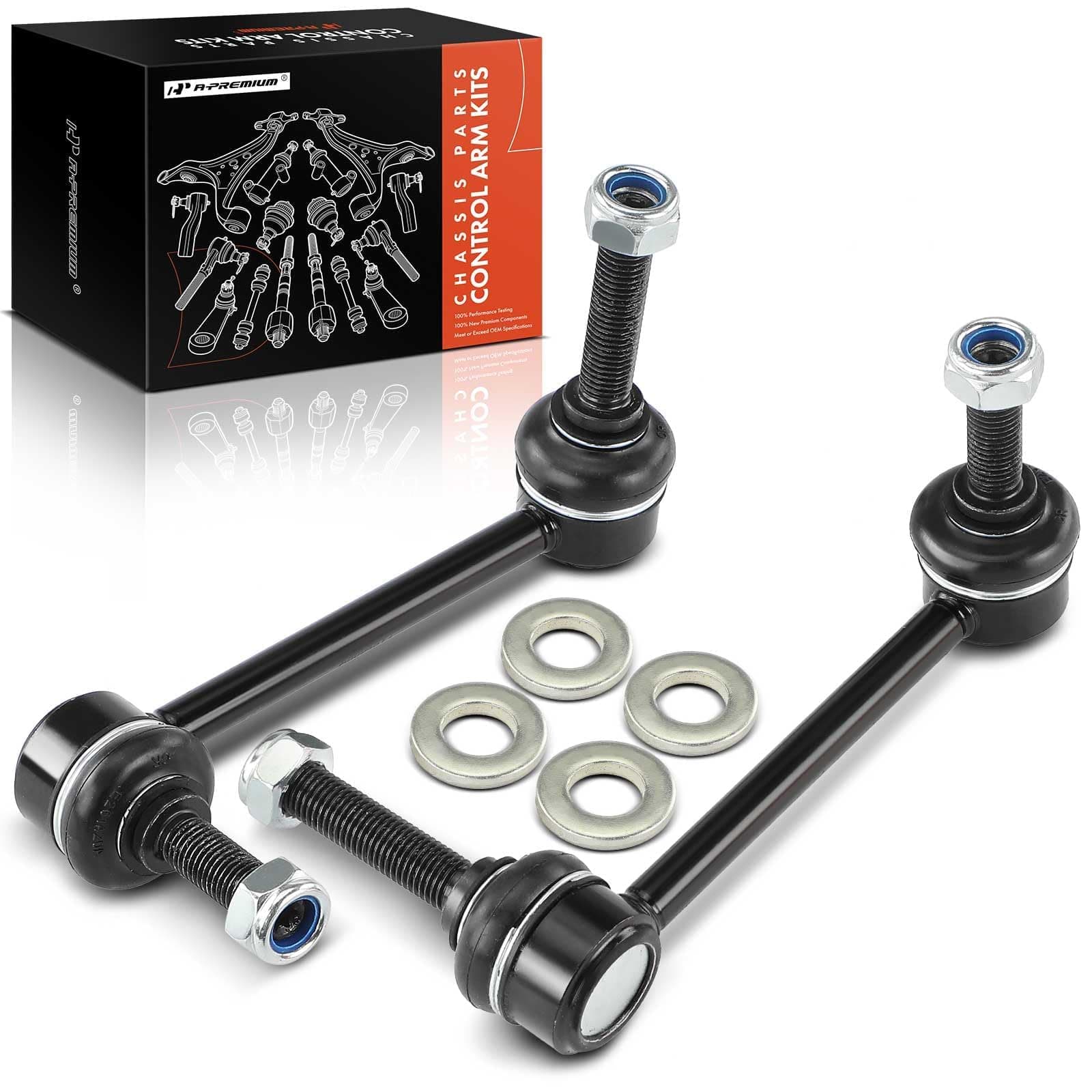 A-Premium 2Pcs Front Sway Bar Links Stabilizer Bar End Links, Compatible with Toyota Tacoma 2005-2019, Replace # K80946 K80948