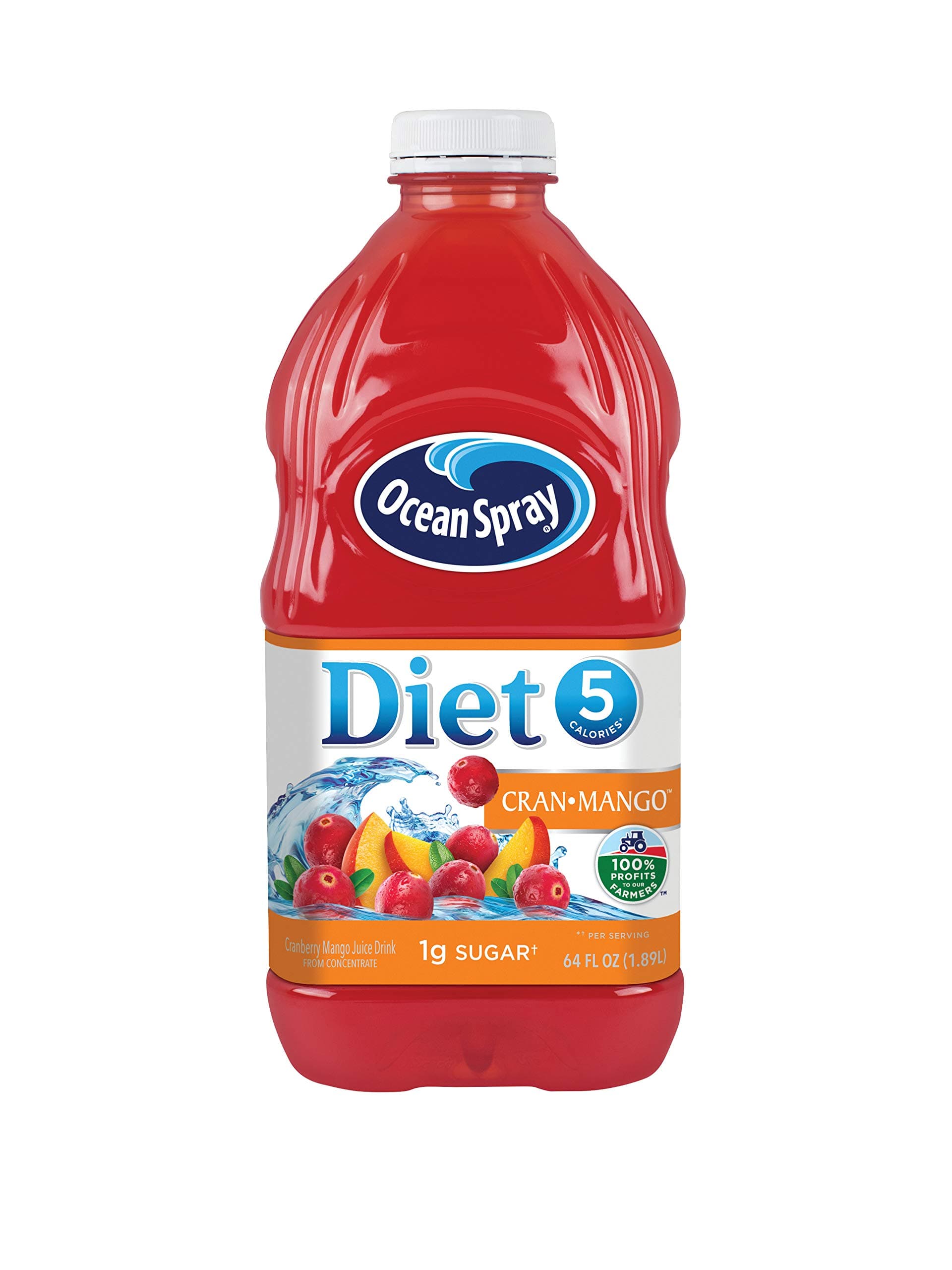 Diet Cran-Mango™ Cranberry Mango Juice Drink, 64 Fl Oz Bottle (Pack of 1)