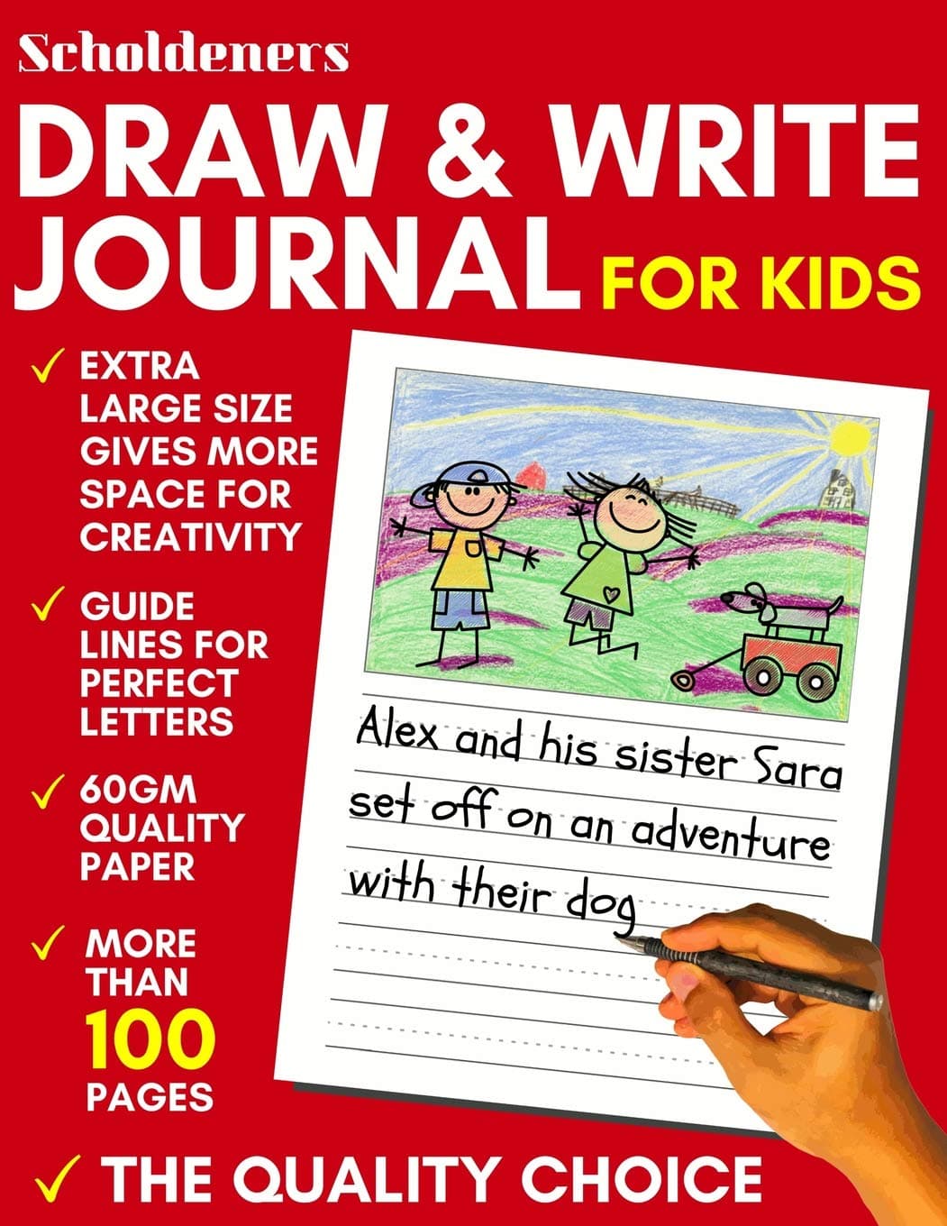 Draw and Write Journal for Kids: Writing and Drawing Story Paper for Boys and Girls (Primary Composition Notebook K-2) Paperback – December 23, 2018