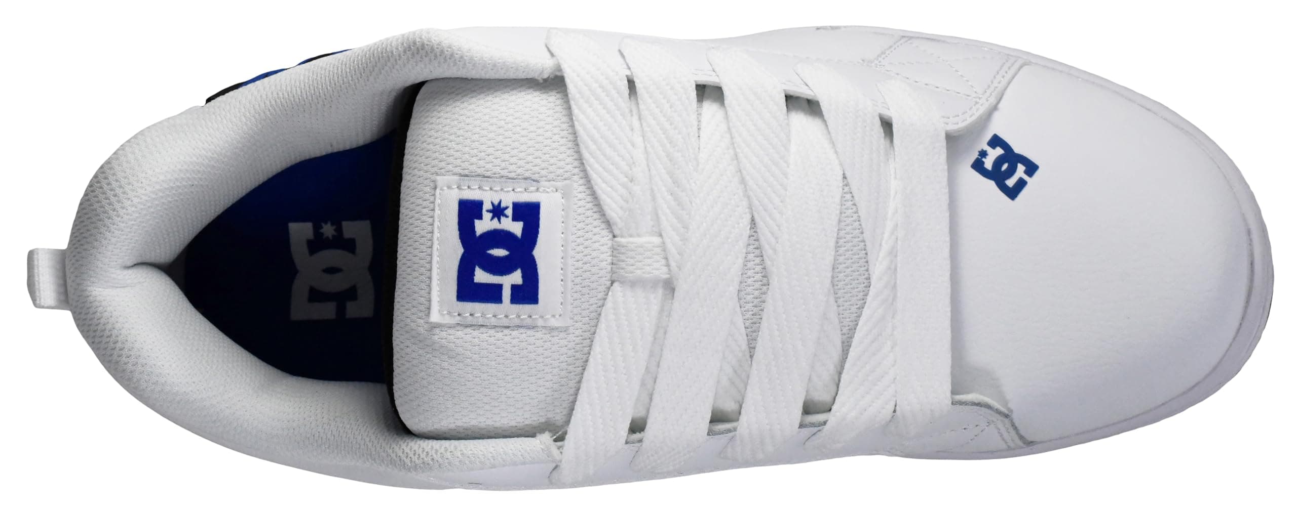 DC Court Graffik, White/Grey/Blue, 7.5