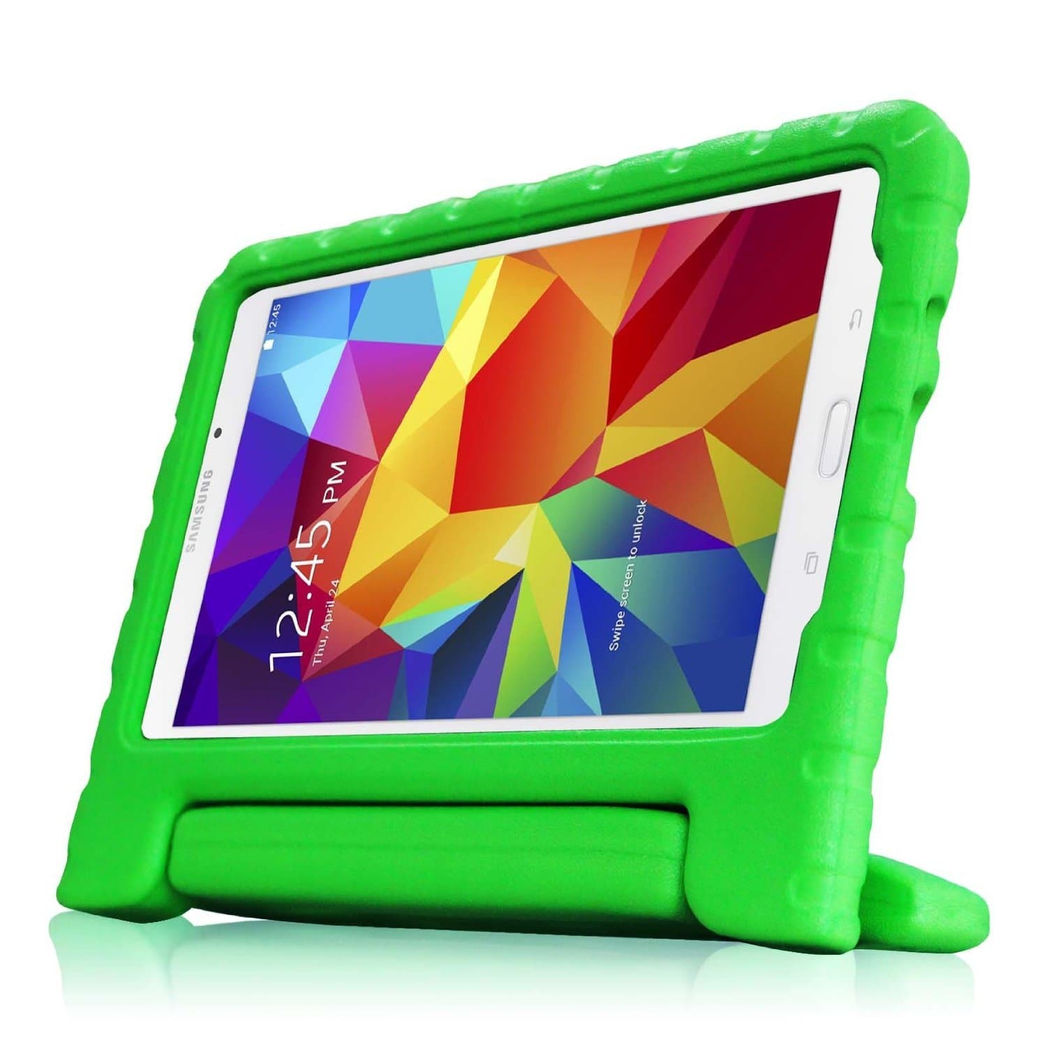 TRAVELLOR Samsung Galaxy Tab 4 7.0 Shockproof Case Light Weight Kids Case Super Protection Cover Handle Stand Case for Kids Children for Samsung Galaxy Tab 4 7-inch (Green, Galaxy Tab 4 7.0)