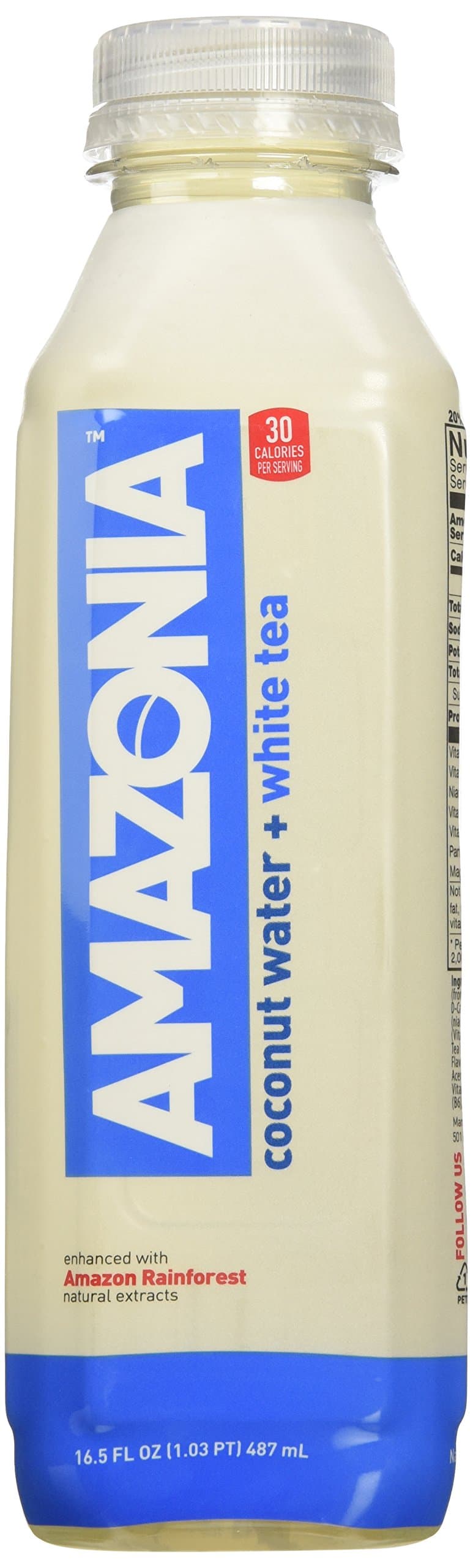 Amazonia Coconut Water White Tea #camucamu 16.5 Oz -Pack of 12