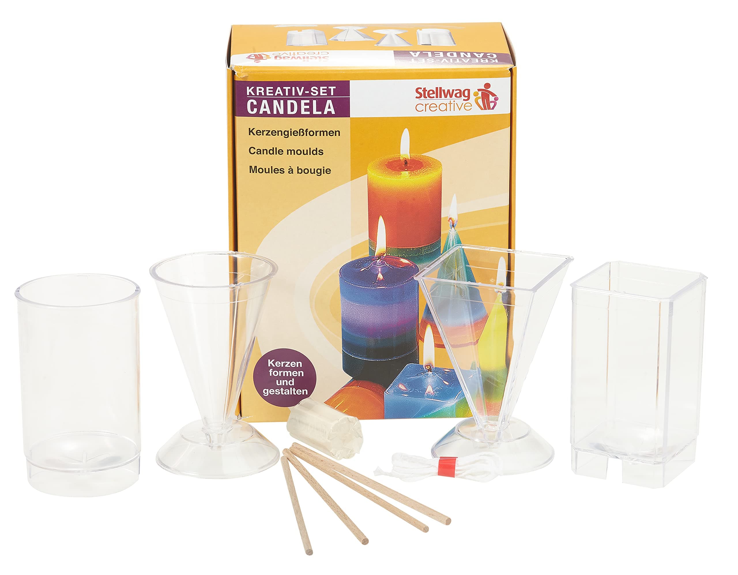 Candle Molds, Set Of 4