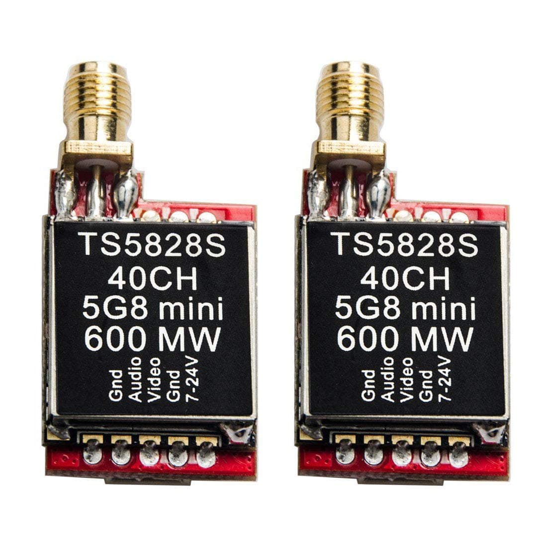WT5828S 5.8G 600MW FPV Audio Video Transmitter for Quadcopter-2pcs