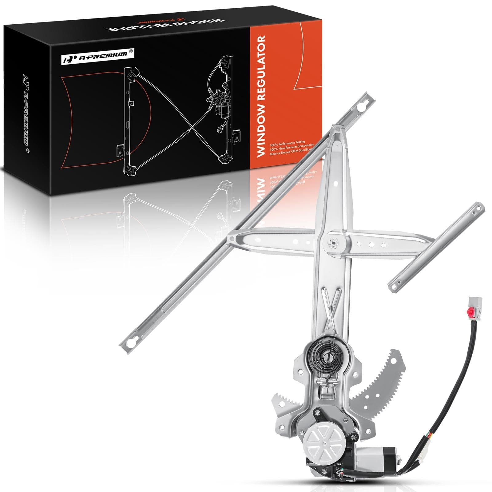 A-Premium Power Window Regulator with Motor Replacement for Honda Civic 1996-2000 Hatchback Coupe Front Left Driver Side