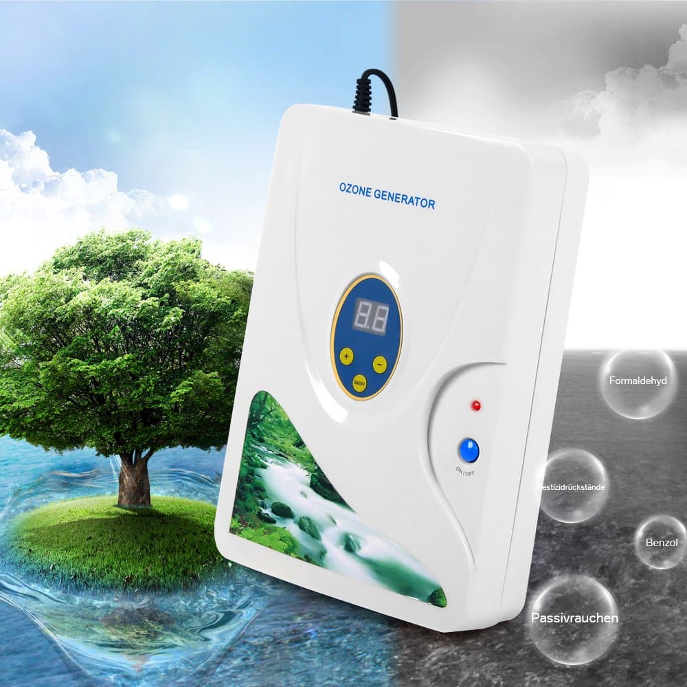 Sterilizer Hug Flight® Cycle 600mg Digital Air Purifier Plug-in Ozone Generator Kill Odor Smell Remover Sterilizer Anion Ion Ozonizer