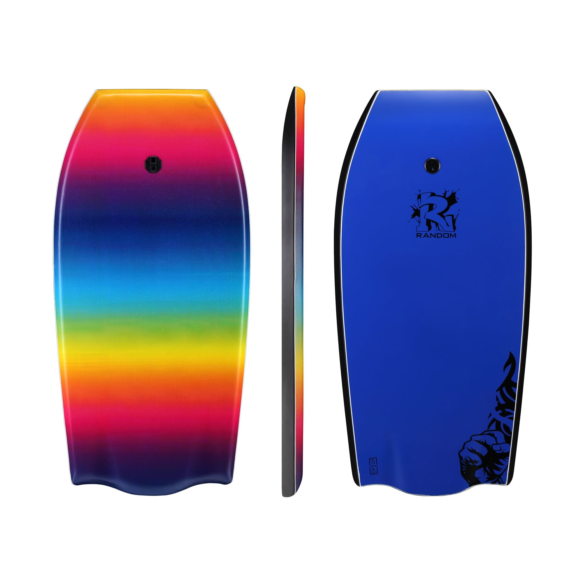Random 37 inch and 41 inch High Performance Bodyboard Lightweight with EPS core(Rainbow and Color dots