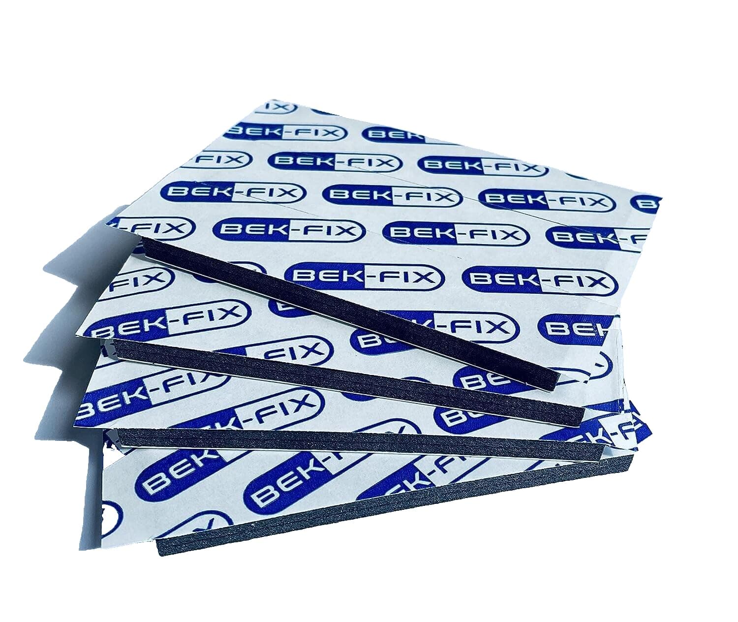 BEK-FIX® 12 Number Plate Double Sided Foam Adhesive Fixing Pads Sticky Pads 6mm Oversized