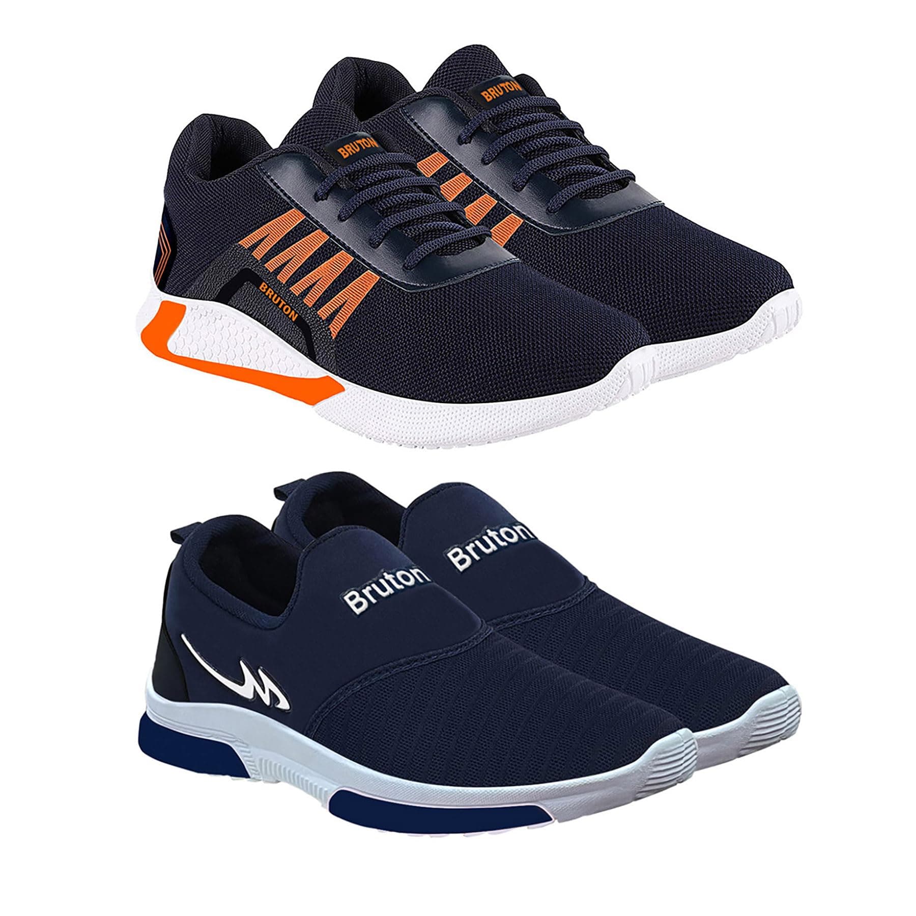 BRUTON Combo Pack of 2 Sneakers -Blue