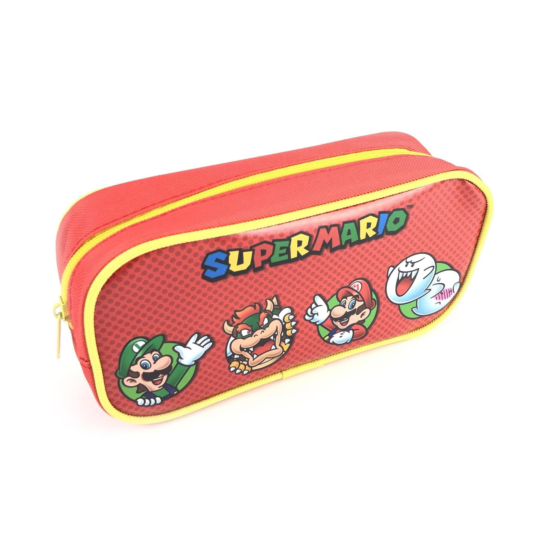 Super Mario Character Circles Unfilled Pencil Case